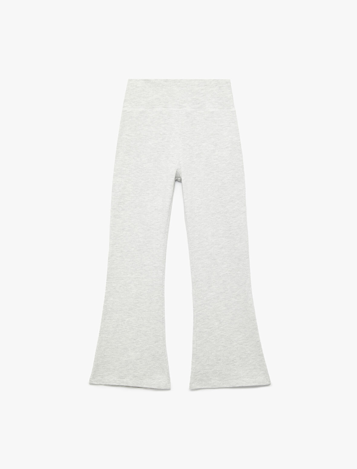 Pamuklu İspanyol Paça Slim Fit Basic Pantolon