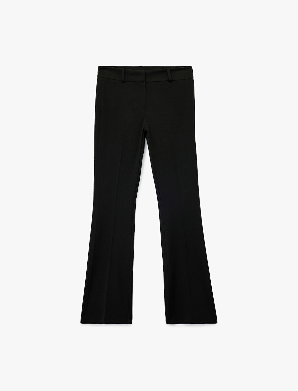 Slim Fit İspanyol Paça Kumaş Pantolon