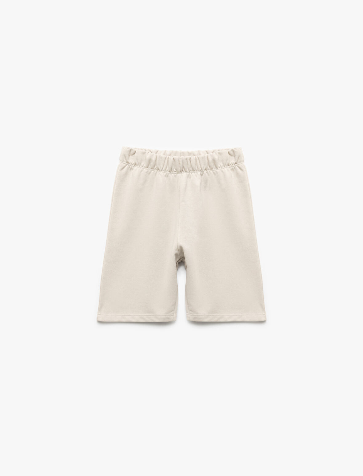 Pamuklu Beli Lastikli Basic Şort