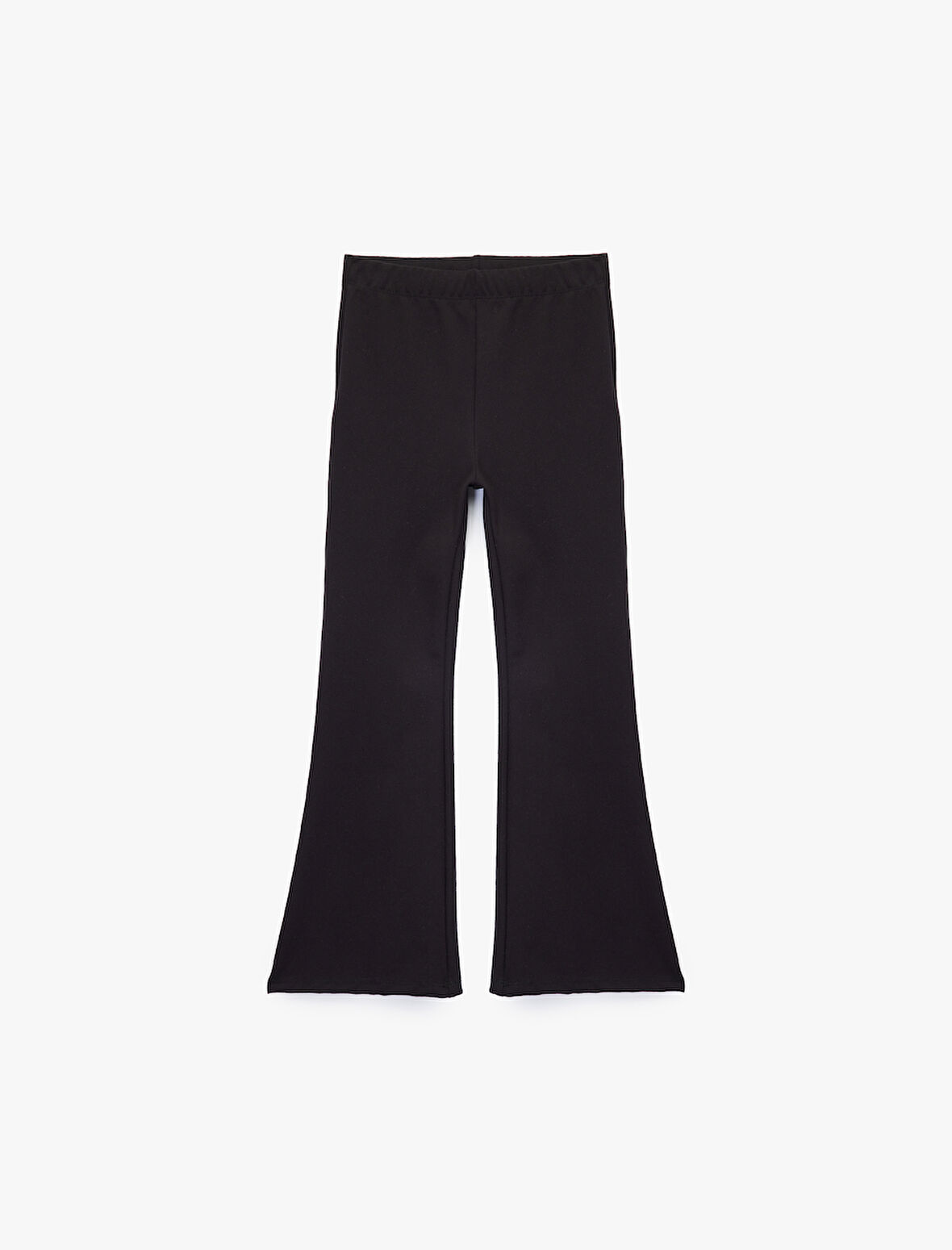 Beli Lastikli Basic İspanyol Paça Pantolon