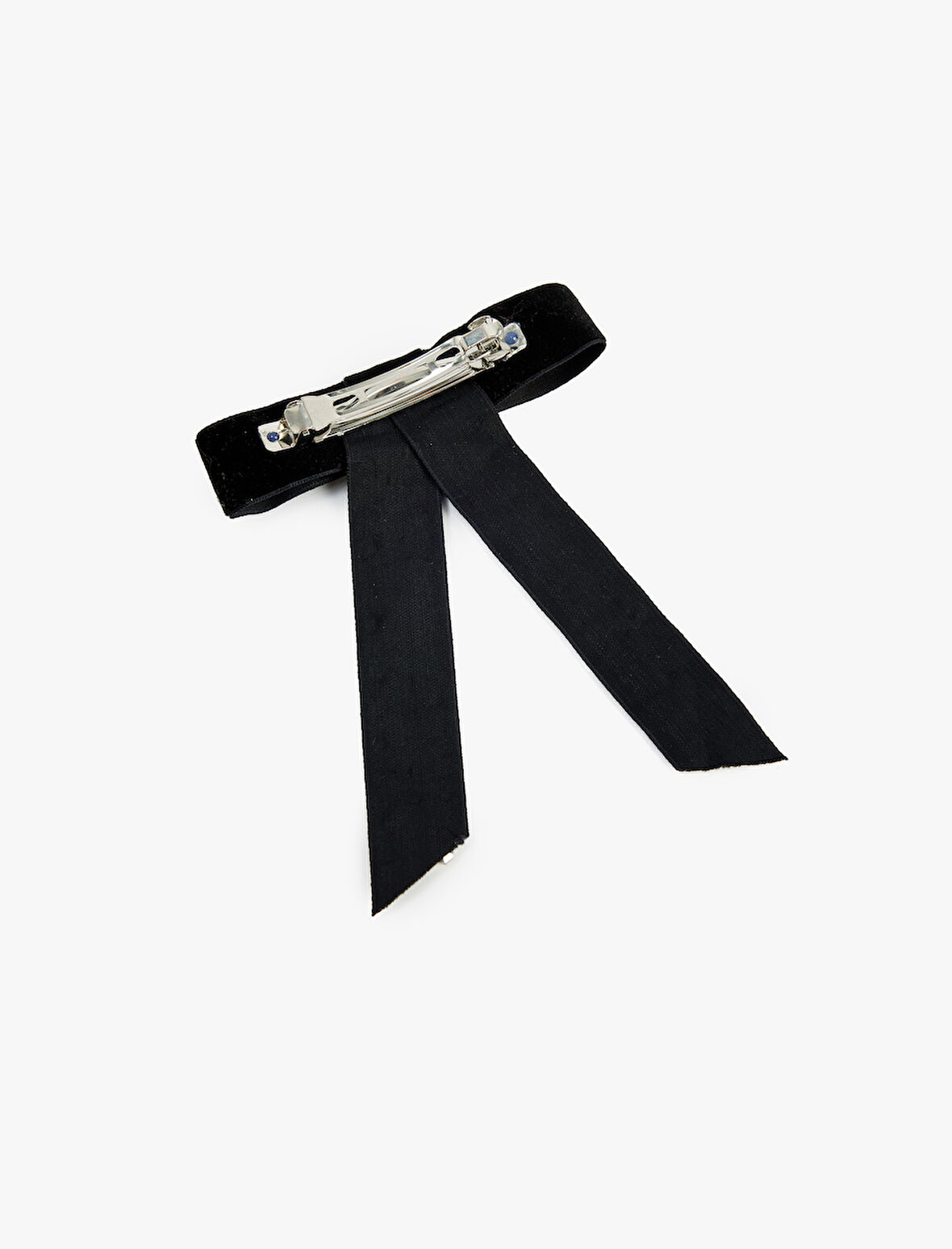 Boncuk Detaylı Fiyonklu Saç Tokası