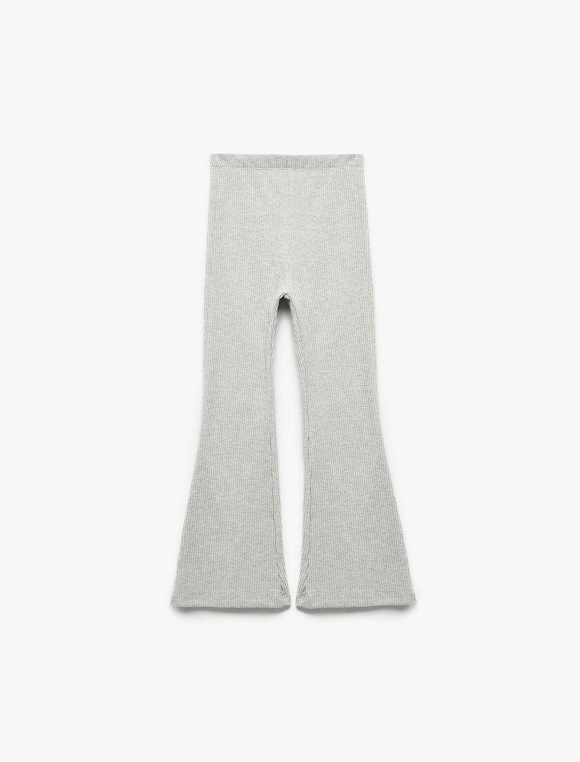 Beli Lastikli Ribanalı İspanyol Paça Pantolon