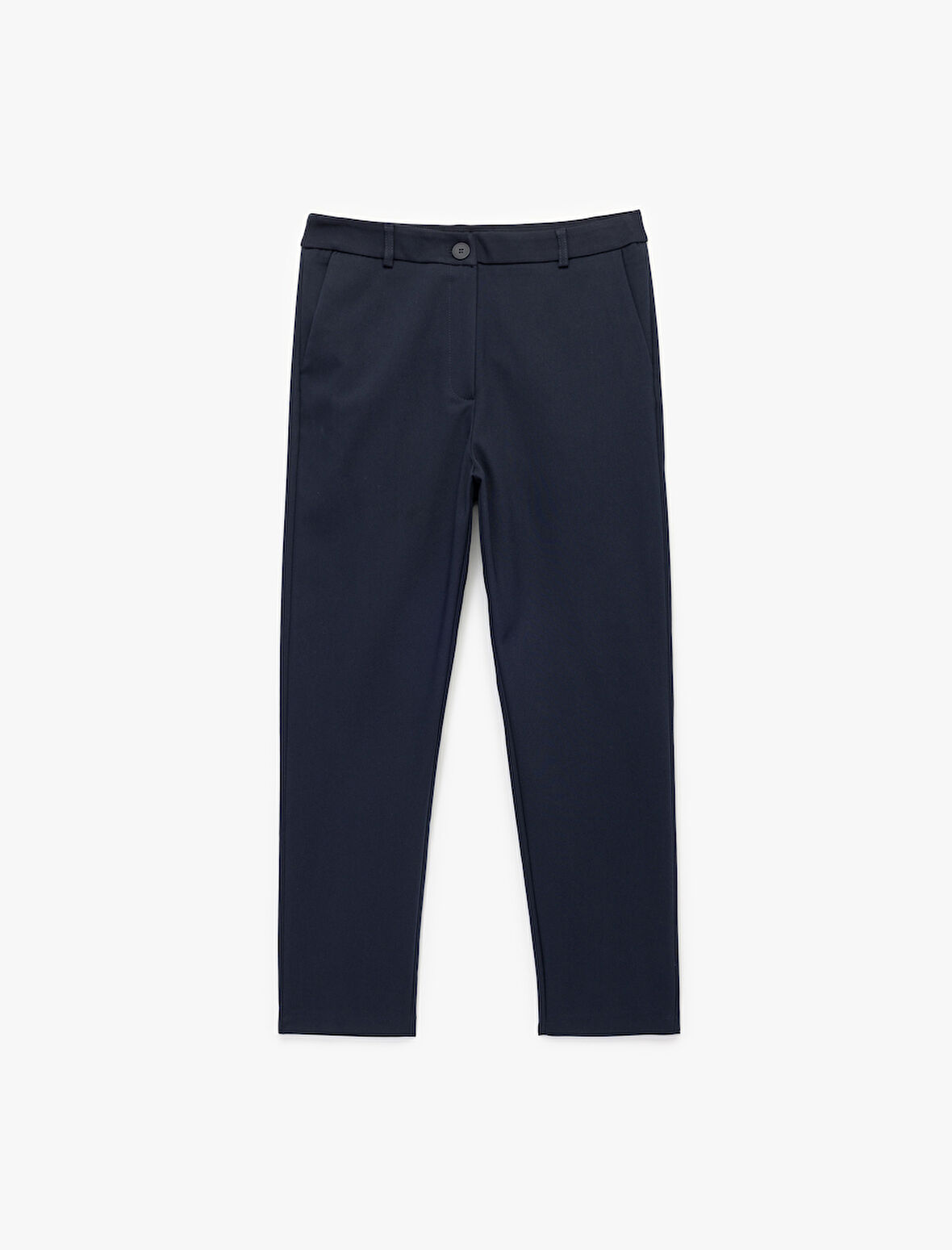 Normal Bel Yan Cepli Kumaş Cigarette Pantolon