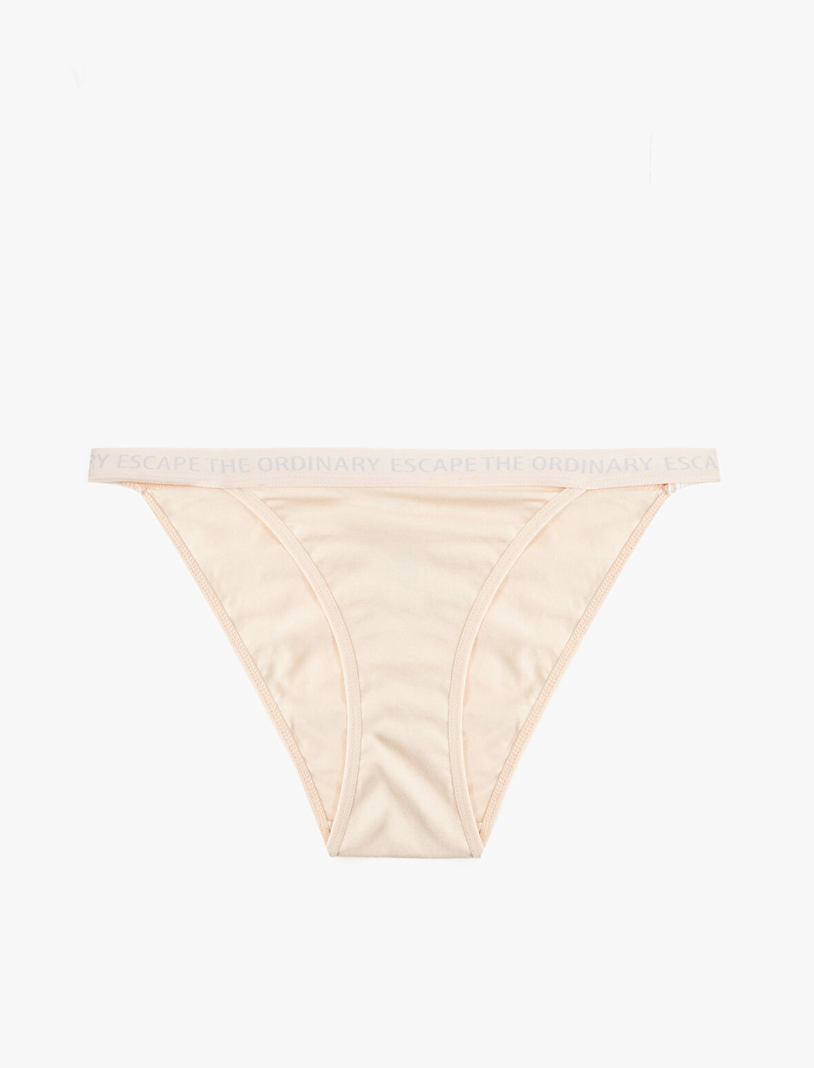 Rahat Kalıp Pamuklu Baskılı Bel Detaylı Brazilian Külot