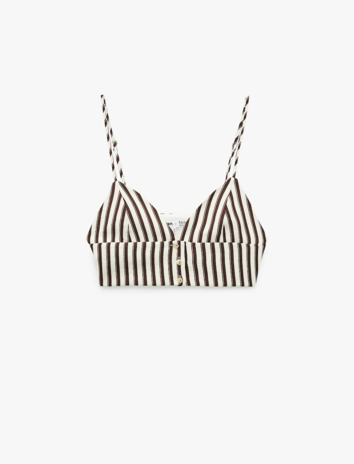 Koton X Melis Ağazat - Viskon Kumaş Astarlı İnce Askılı Büstiyer