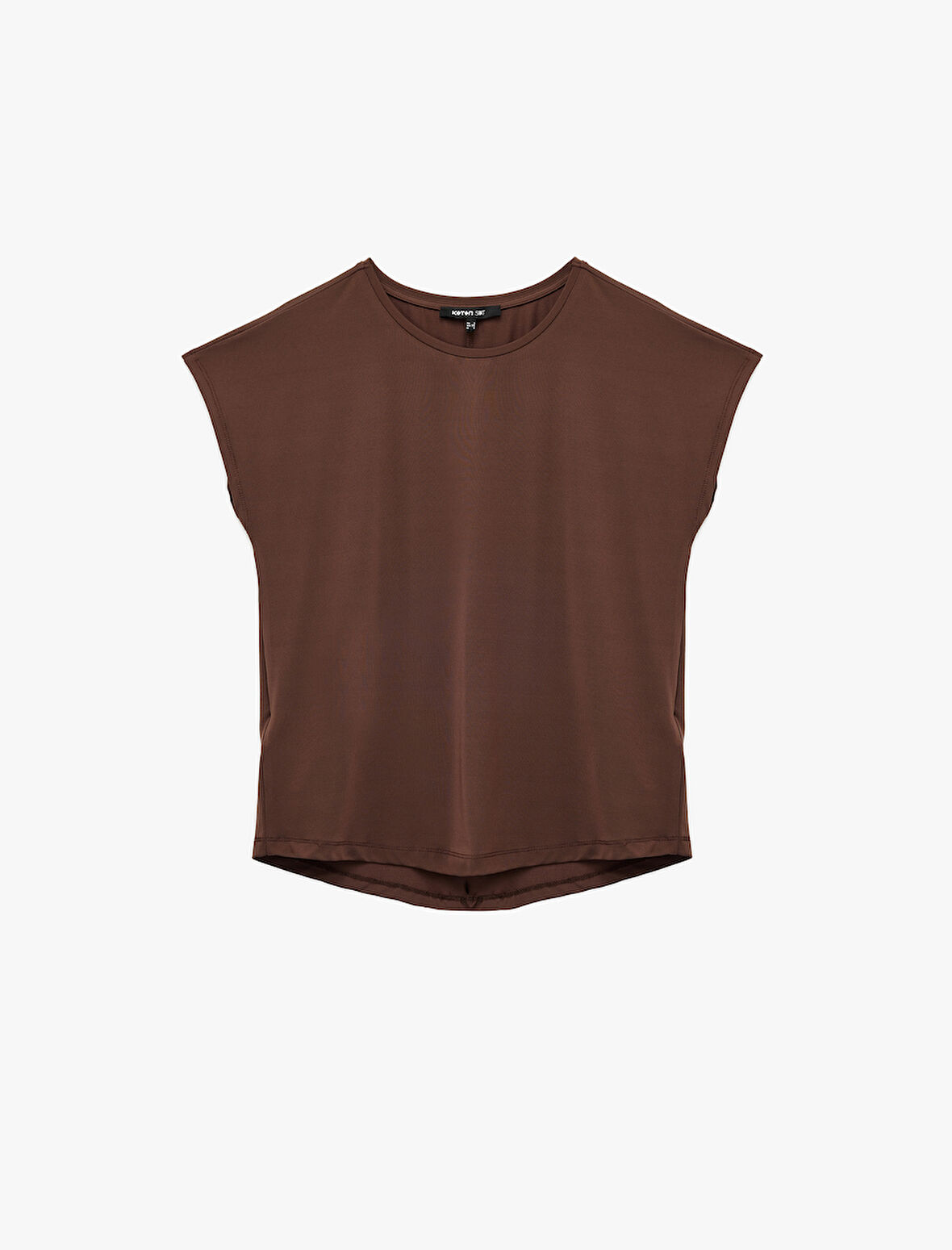 Rahat Kalıp Kısa Kollu Bisiklet Yaka Spor Tişört