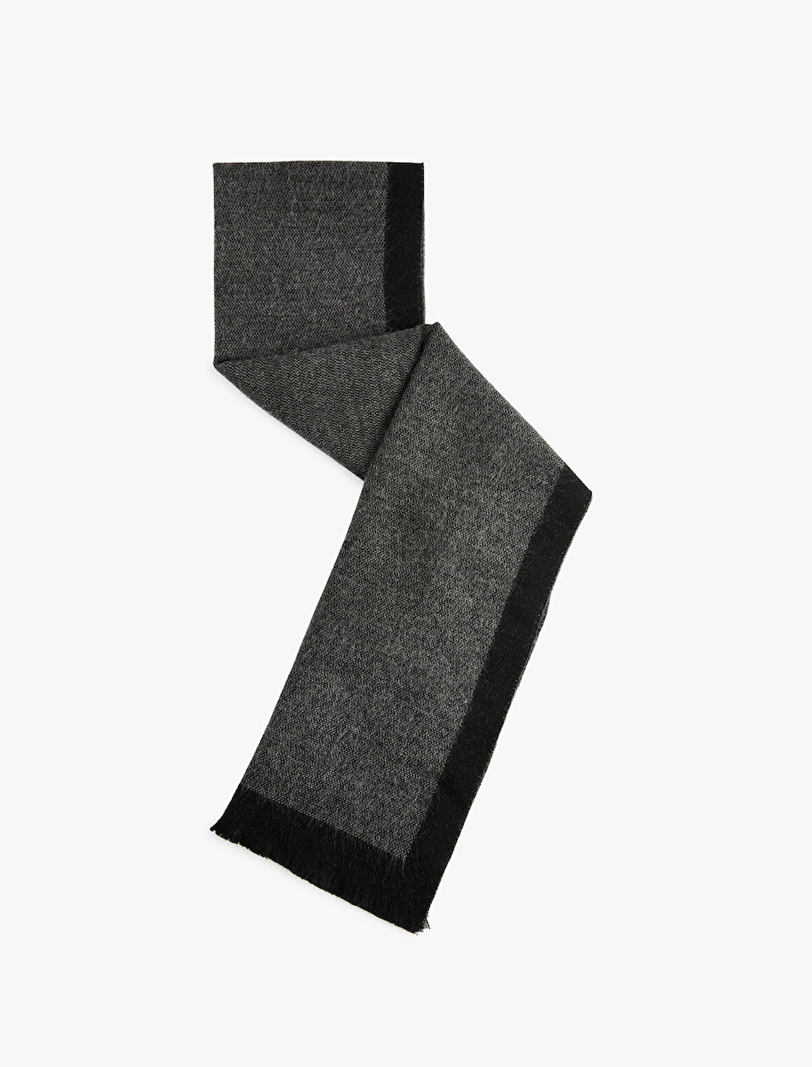 Püsküllü Uzun Çizgili Atkı