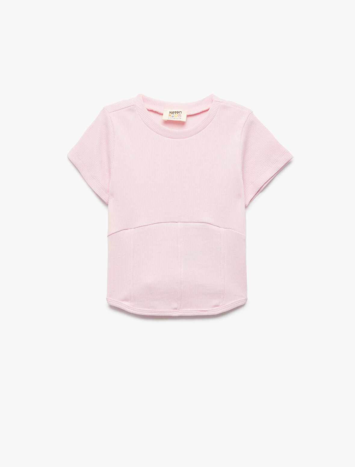 Pamuklu Bisiklet Yaka Kısa Kollu Basic Tişört