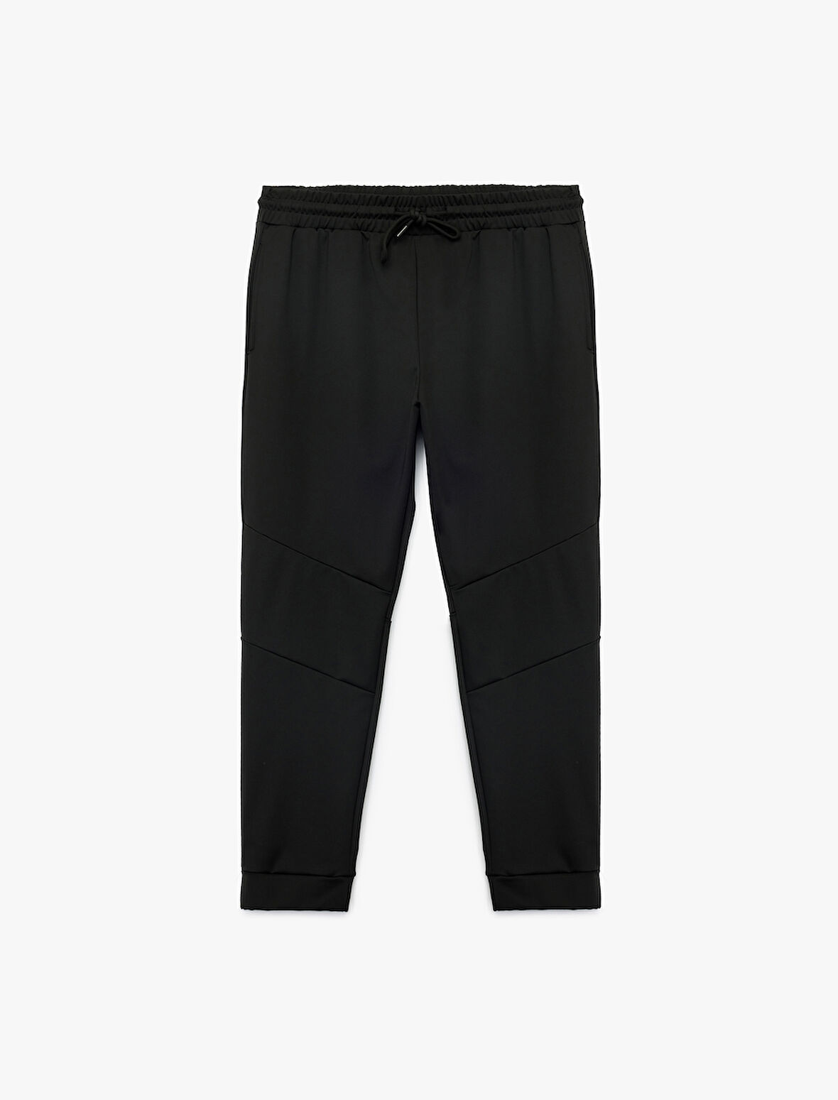 Beli Bağcıklı Cepli Dikiş Detaylı Jogger Spor Eşofman Altı
