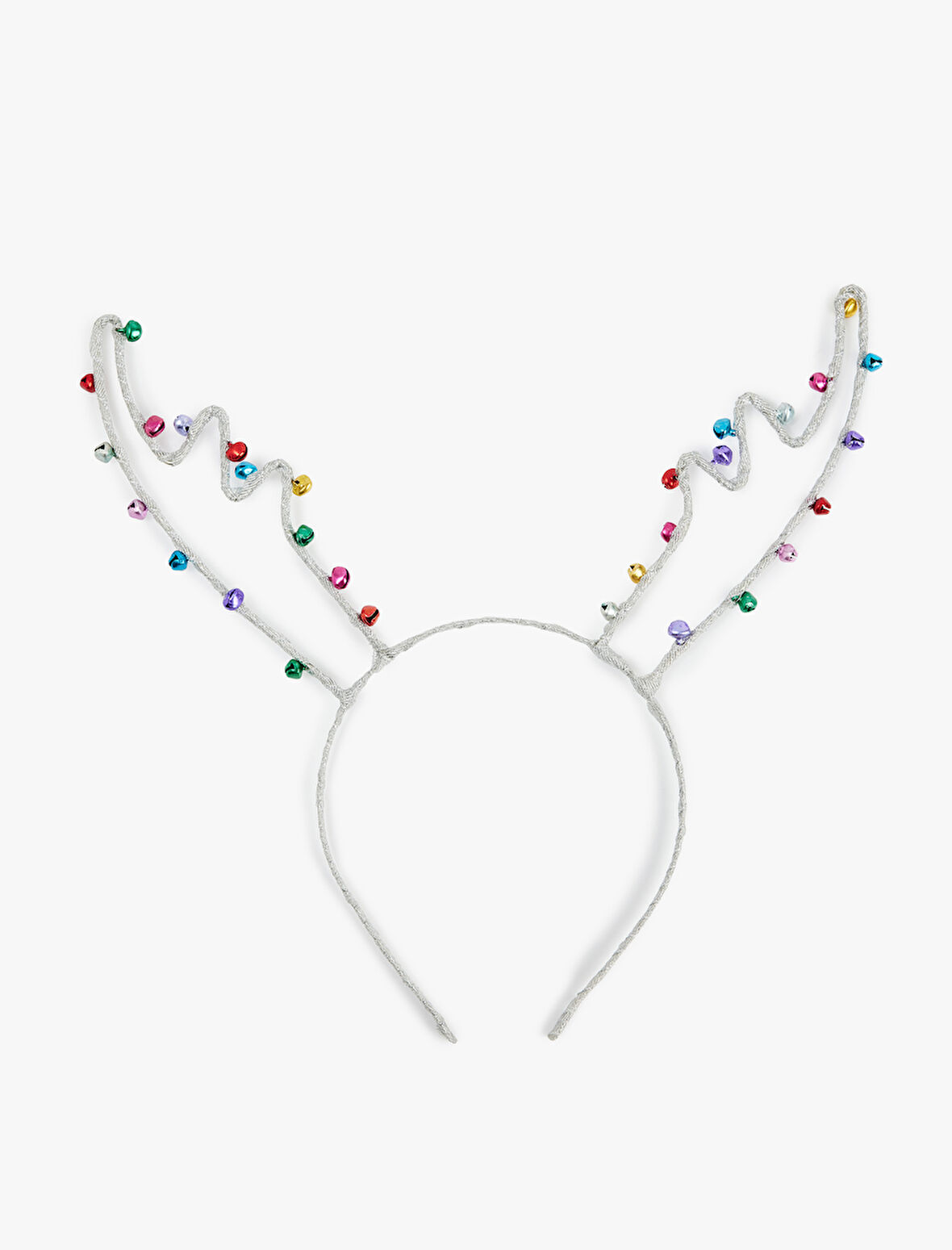 Geyik Boynuzu Detaylı Boncuklu Yılbaşı Tacı 