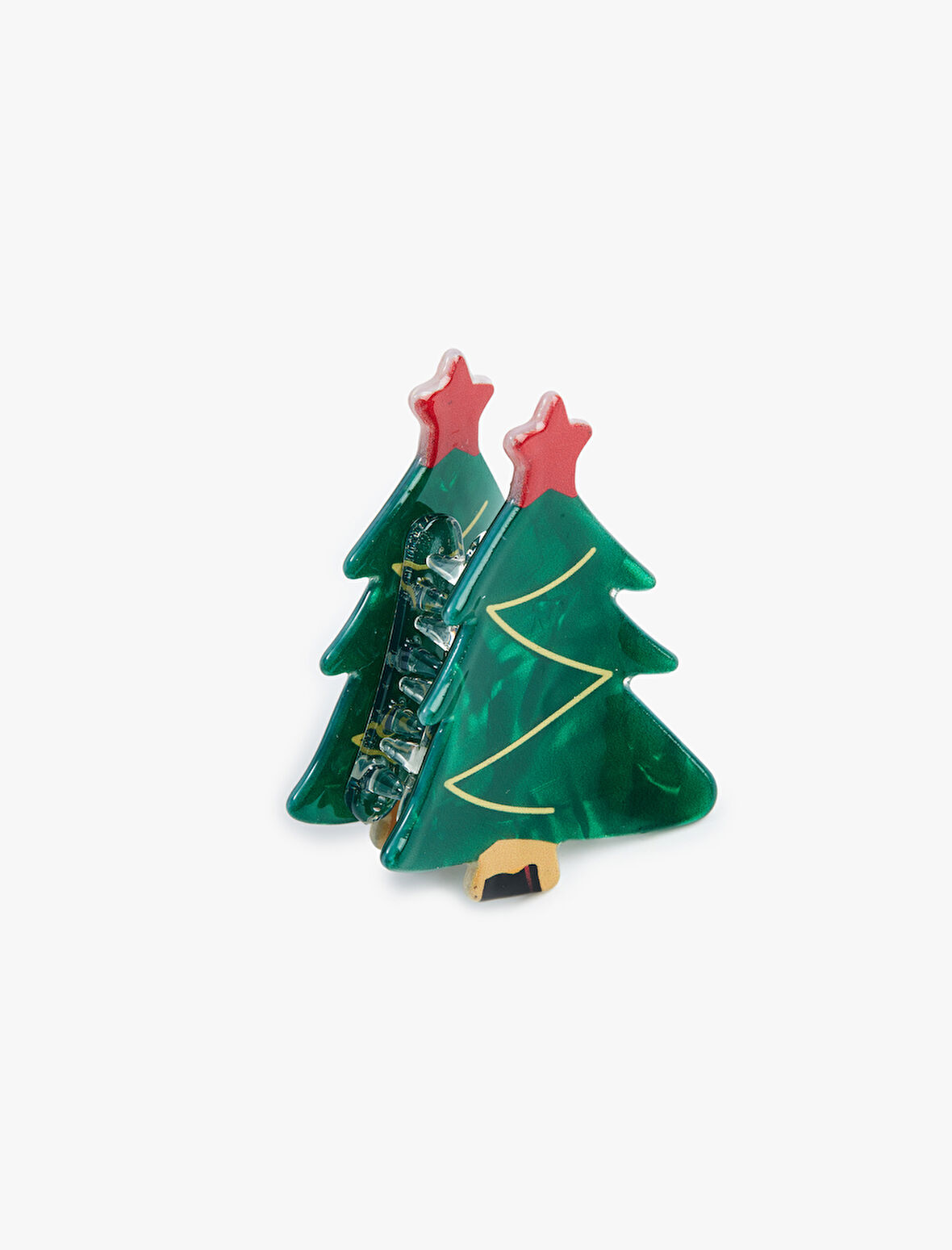 Yılbaşı Ağacı Detaylı Kıskaçlı Toka