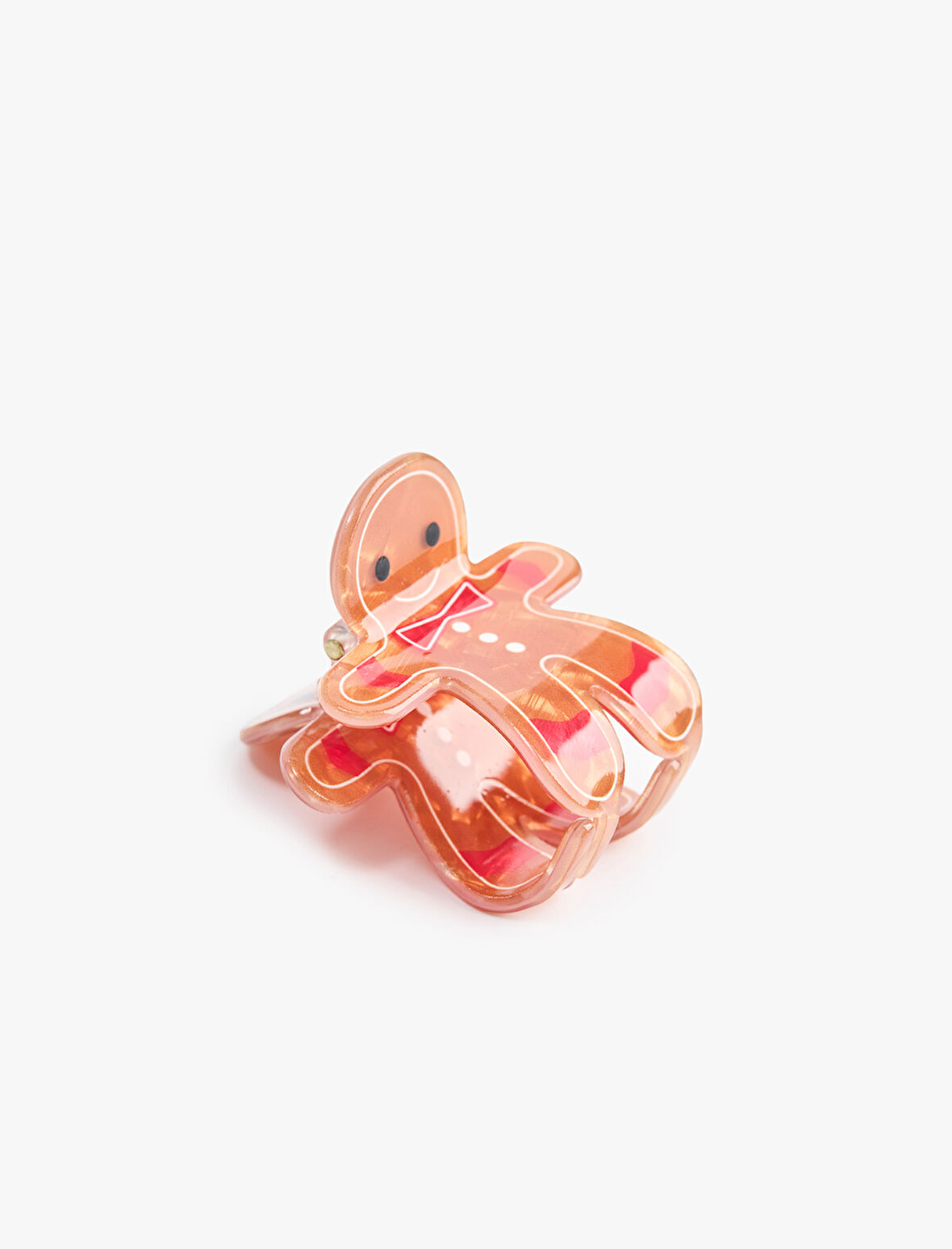 Kurabiye Adam Detaylı Kıskaçlı Toka