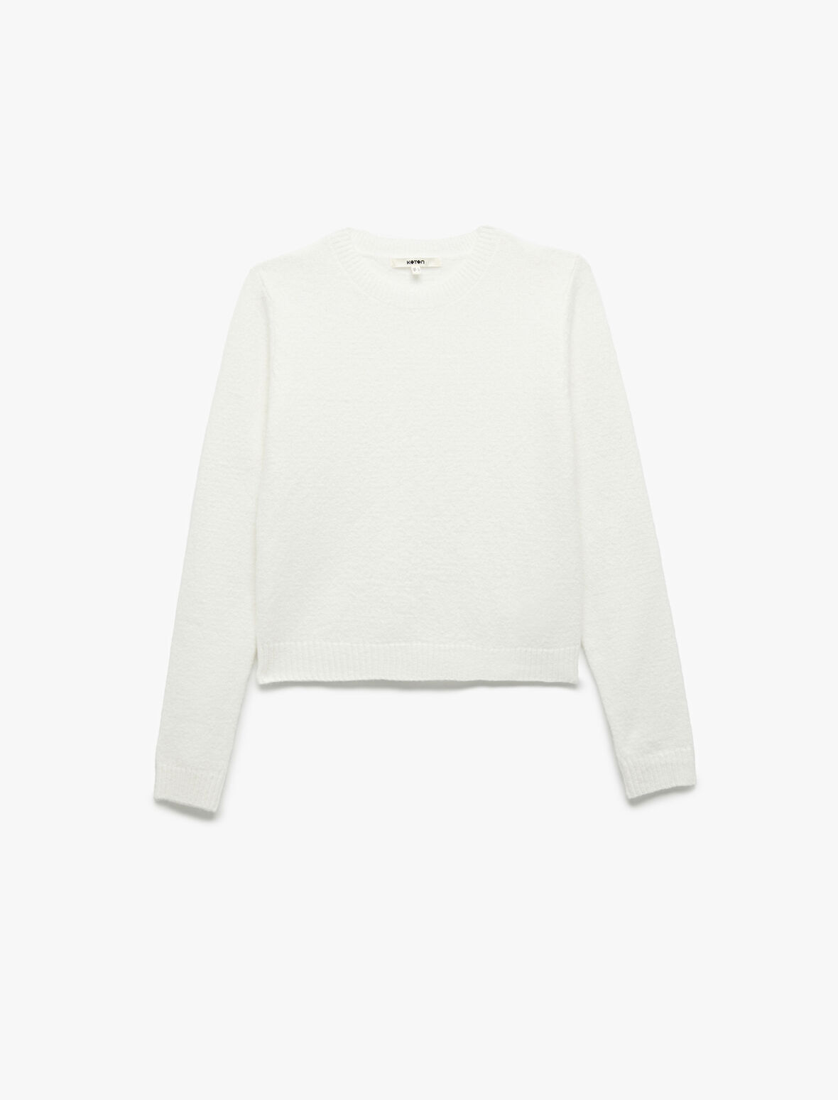 Uzun Kollu Bisiklet Yaka Triko Kazak