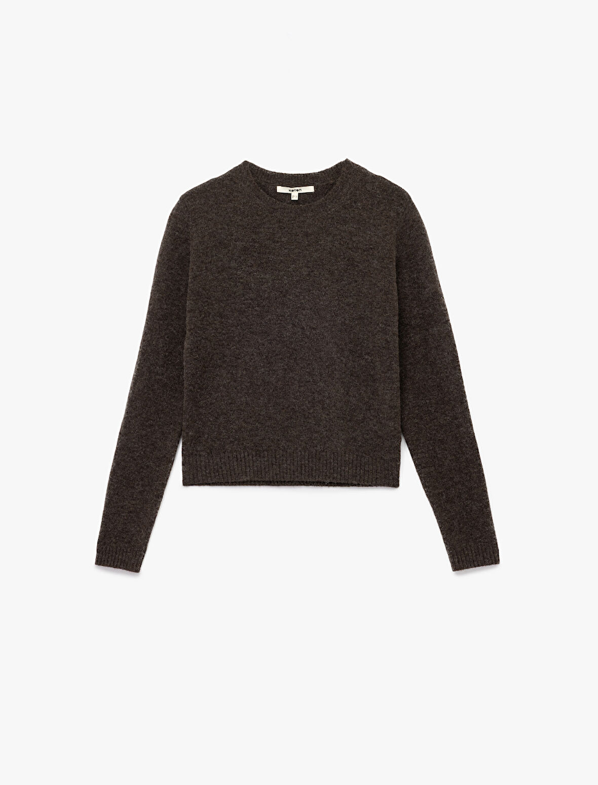 Uzun Kollu Bisiklet Yaka Triko Kazak