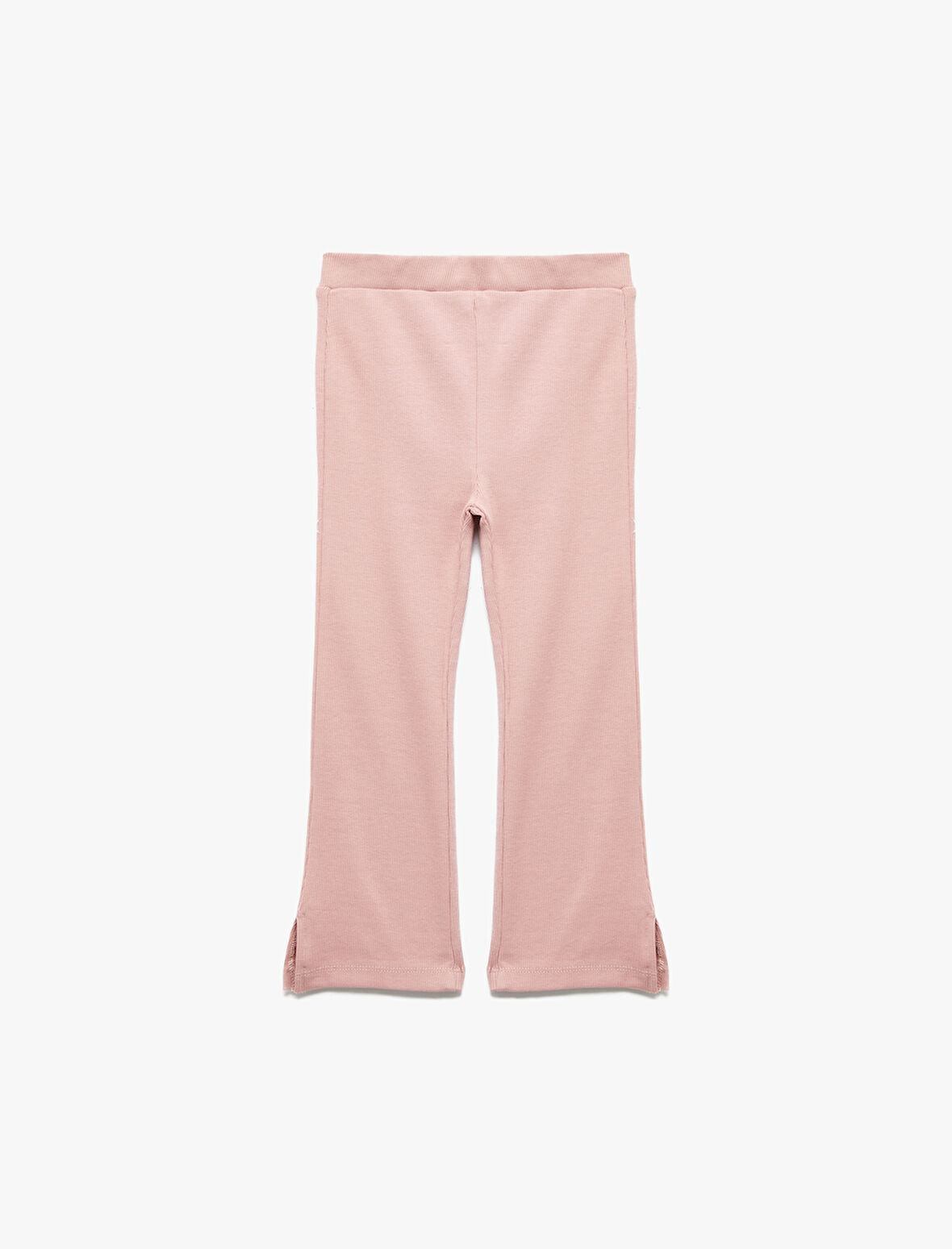 Beli Lastikli Kaşkorse Yırtmaç Detaylı İspanyol Paça Tayt