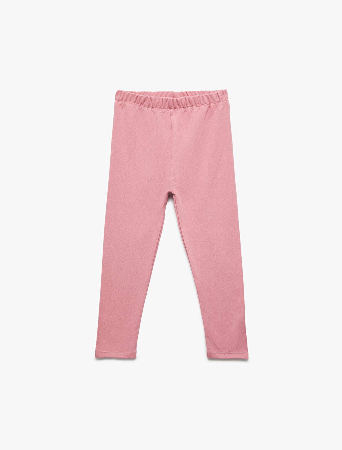 Pamuklu Beli Lastikli Basic Tayt