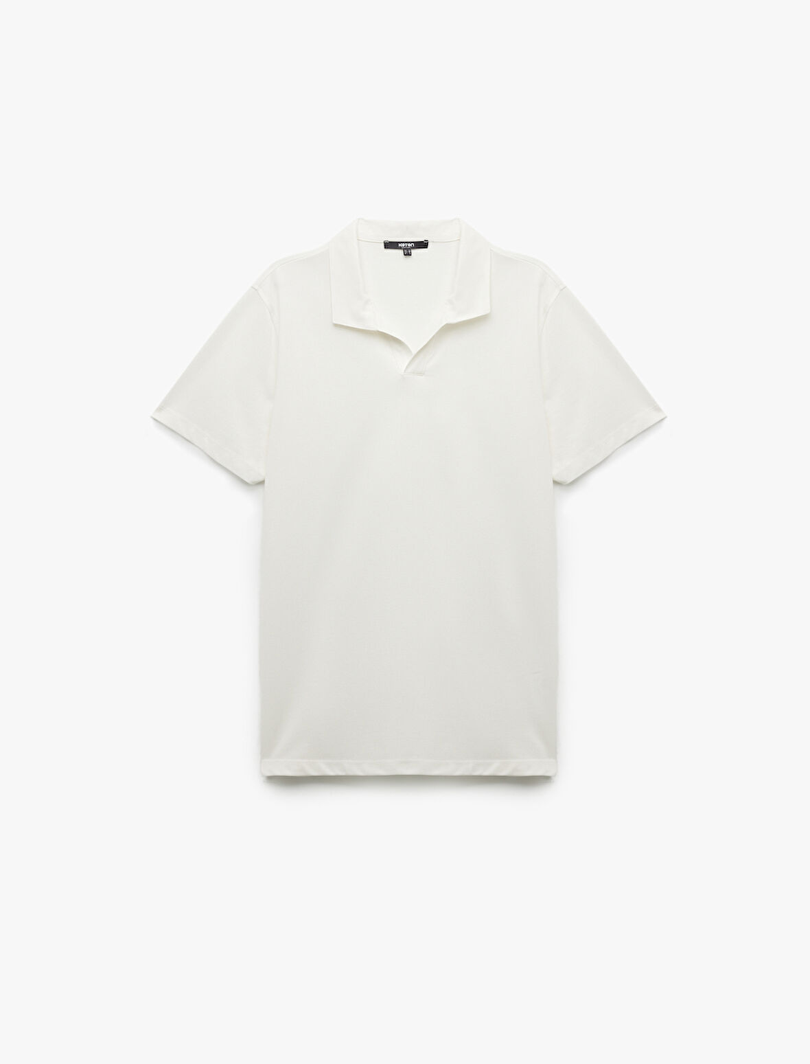 Regular Fit Kısa Kollu Pike Kumaş Pamuklu Polo Yaka Tişört