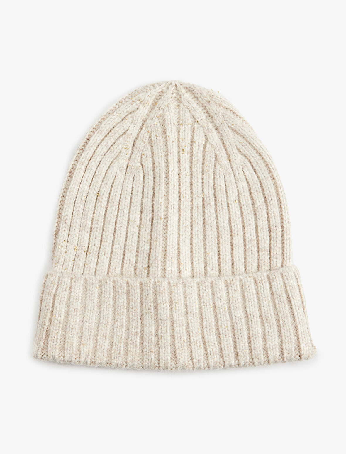 Basic Katlı Yün Karışımlı Örgü Bere