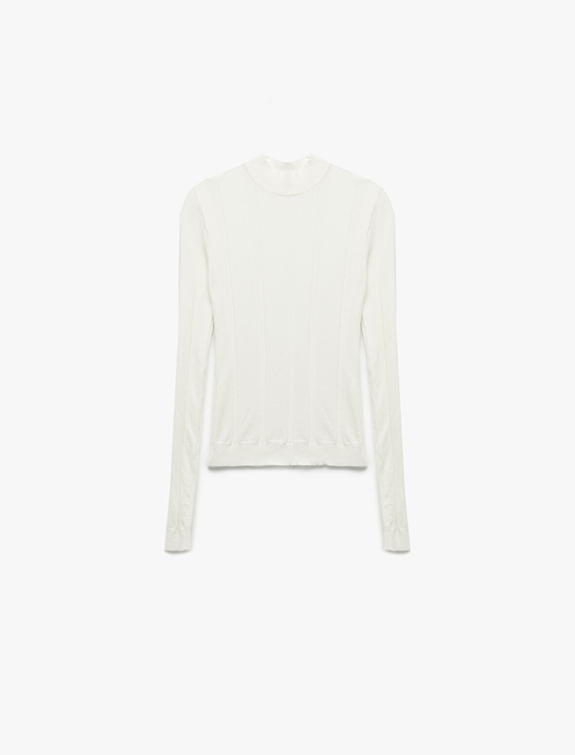 Dik Yaka Uzun Kollu Triko Kazak