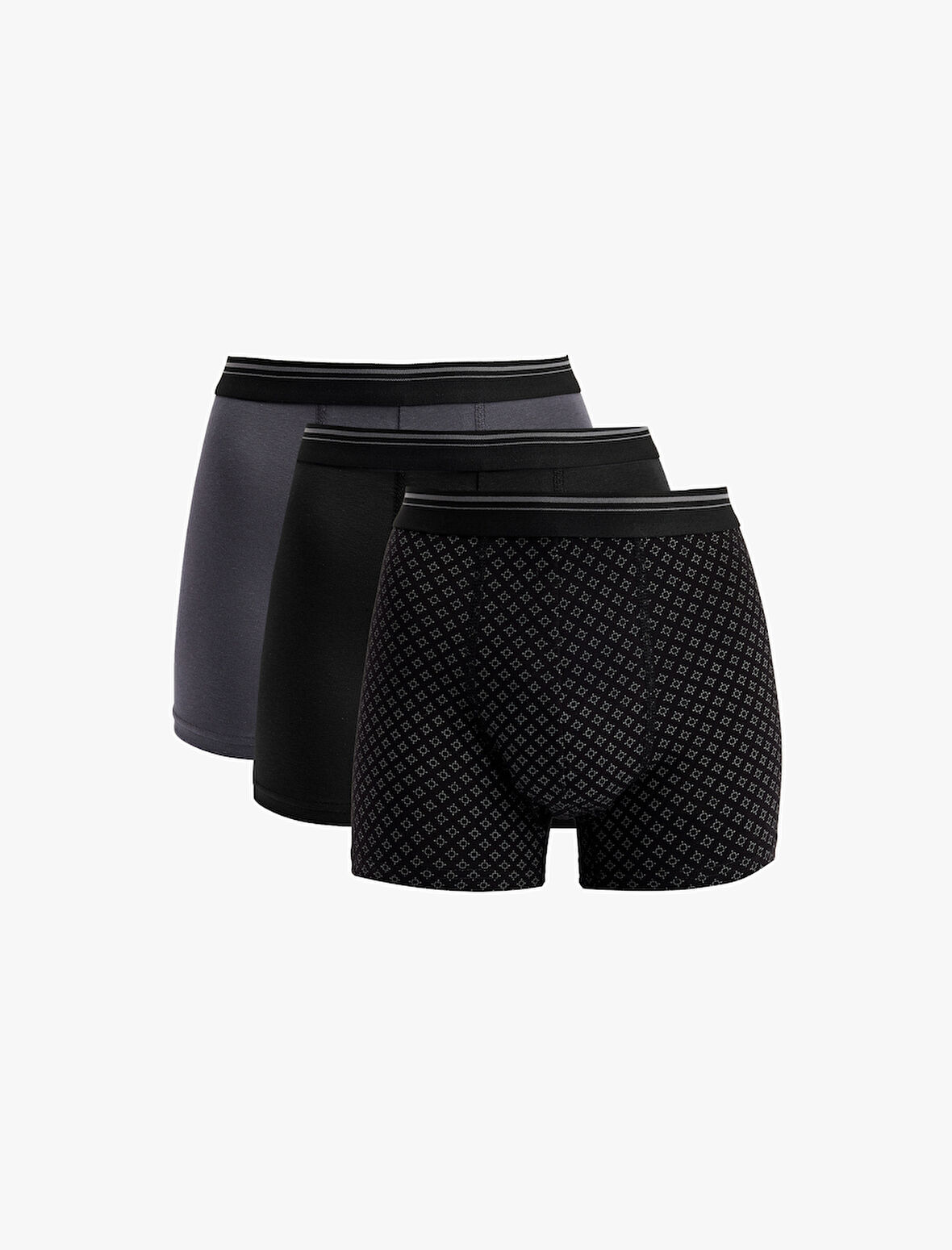 Pamuklu Regular Fit 3'lü Boxer Seti