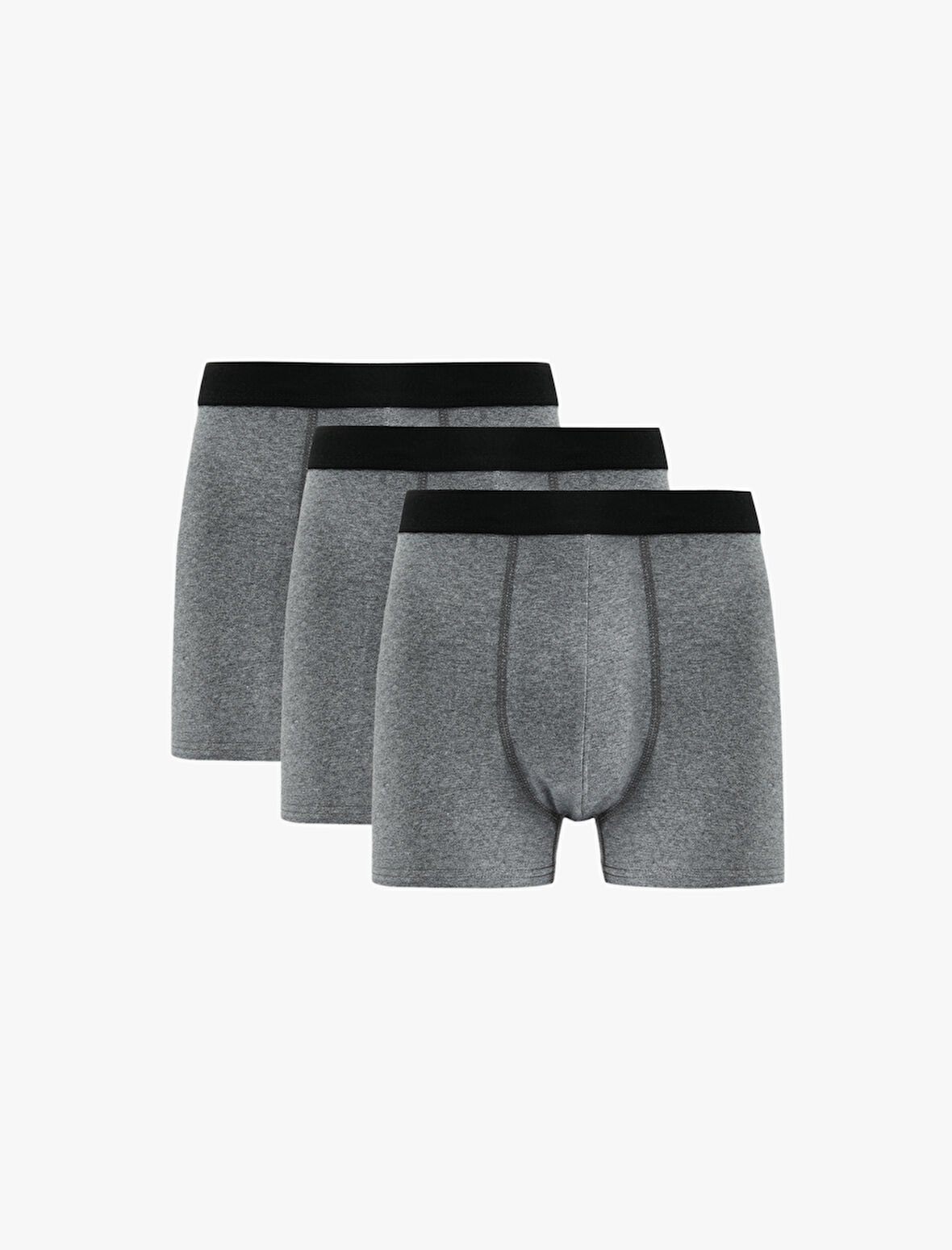 Pamuklu Basic 3'lü Boxer Seti