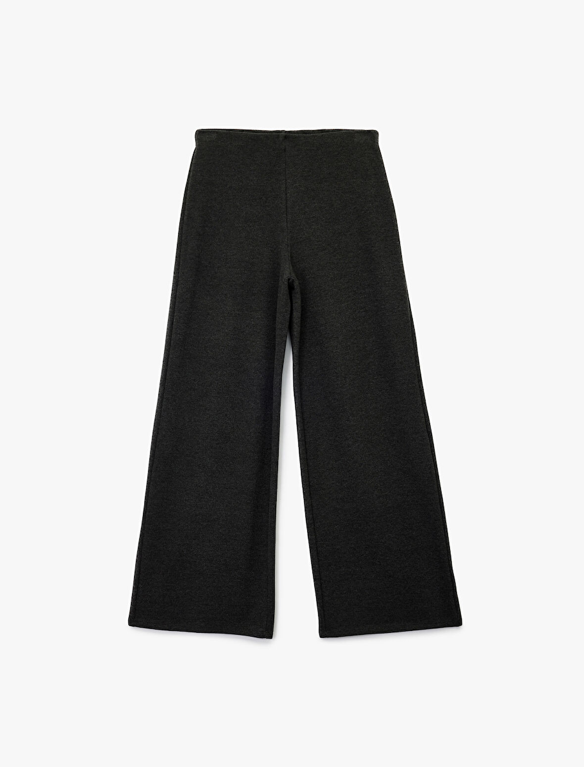 Modal Kumaş Düz Geniş Paça Kumaş Pantolon