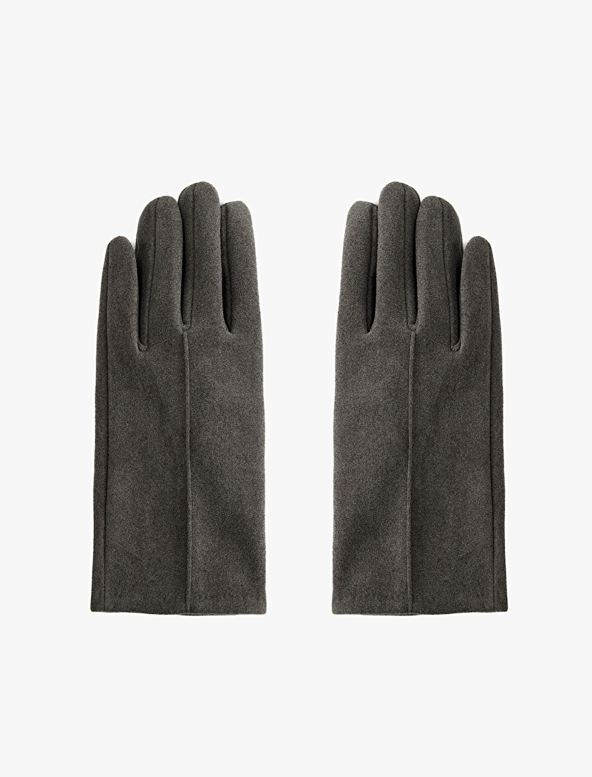 Kaşe Dikiş Detaylı Eldiven