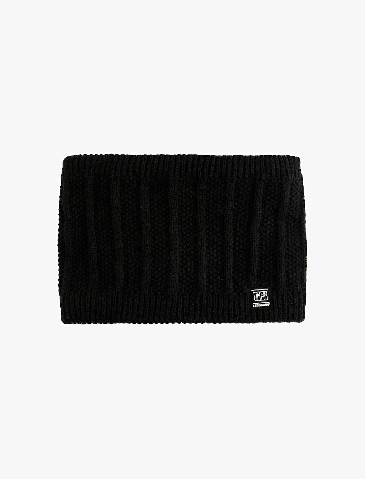 Etiket Detaylı Boyunluk