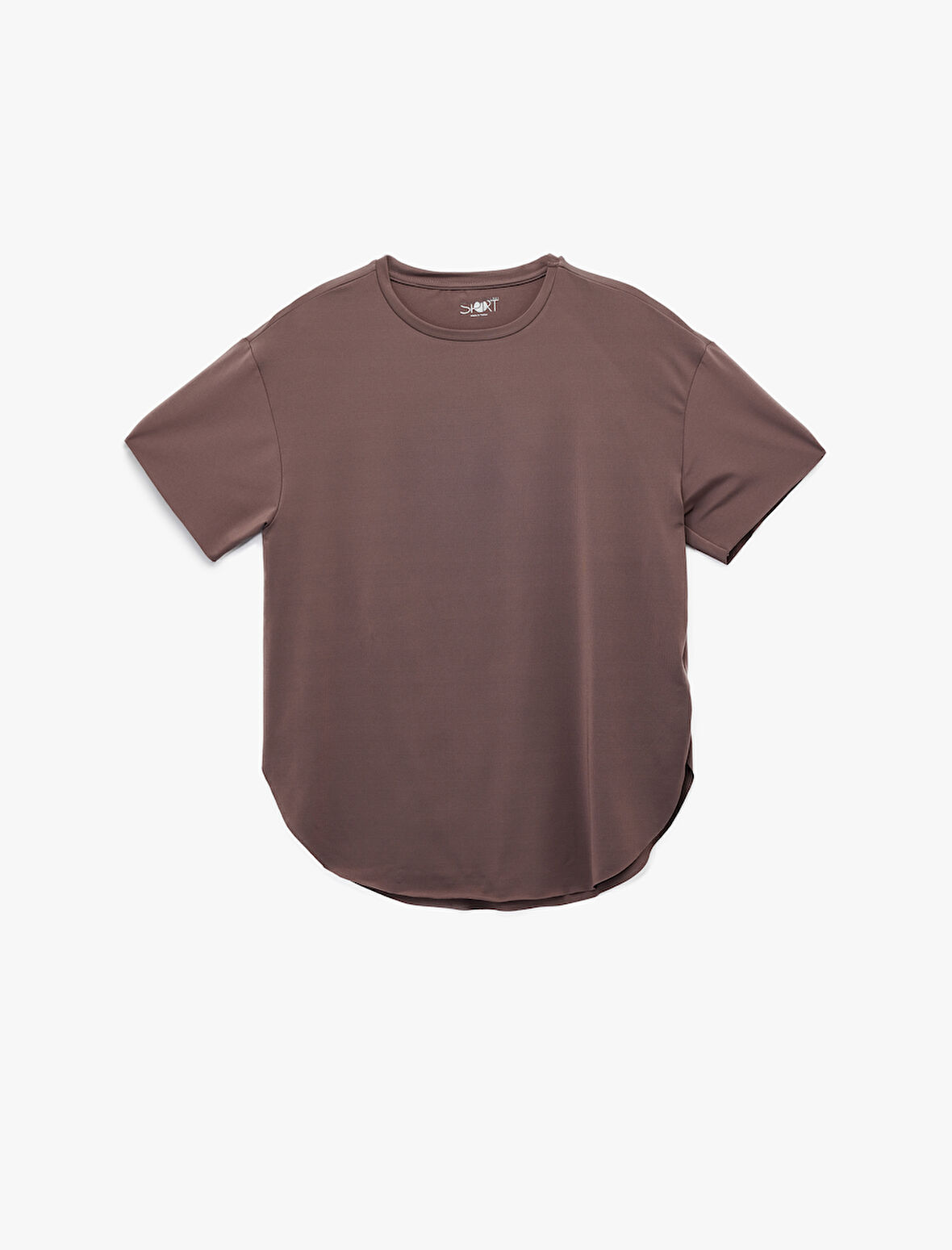 Kısa Kollu Bisiklet Yaka Basic Tişört