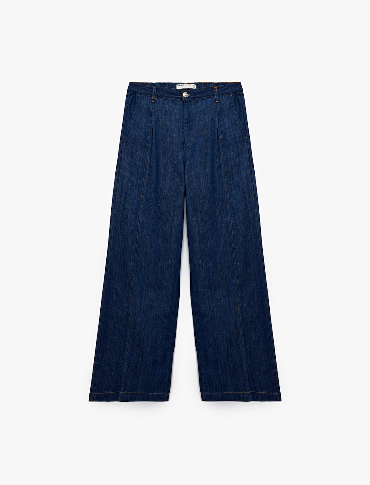 Pamuklu Yüksek Bel Geniş Paça Denim Pantolon - Bianca Wide Leg Jeans