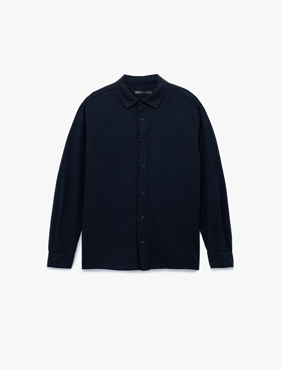 Regular Fit Pamuklu Uzun Kollu Klasik Yaka Gömlek