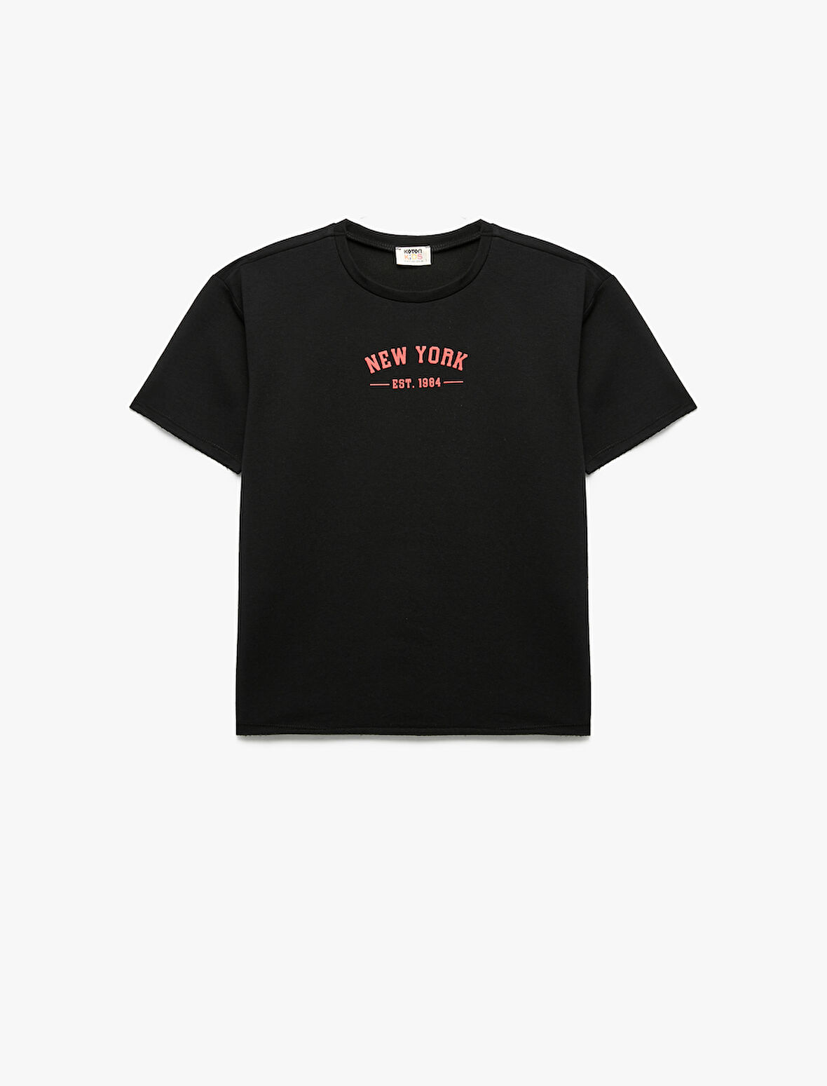 Baskılı Bisiklet Yaka Kısa Kollu Tişört