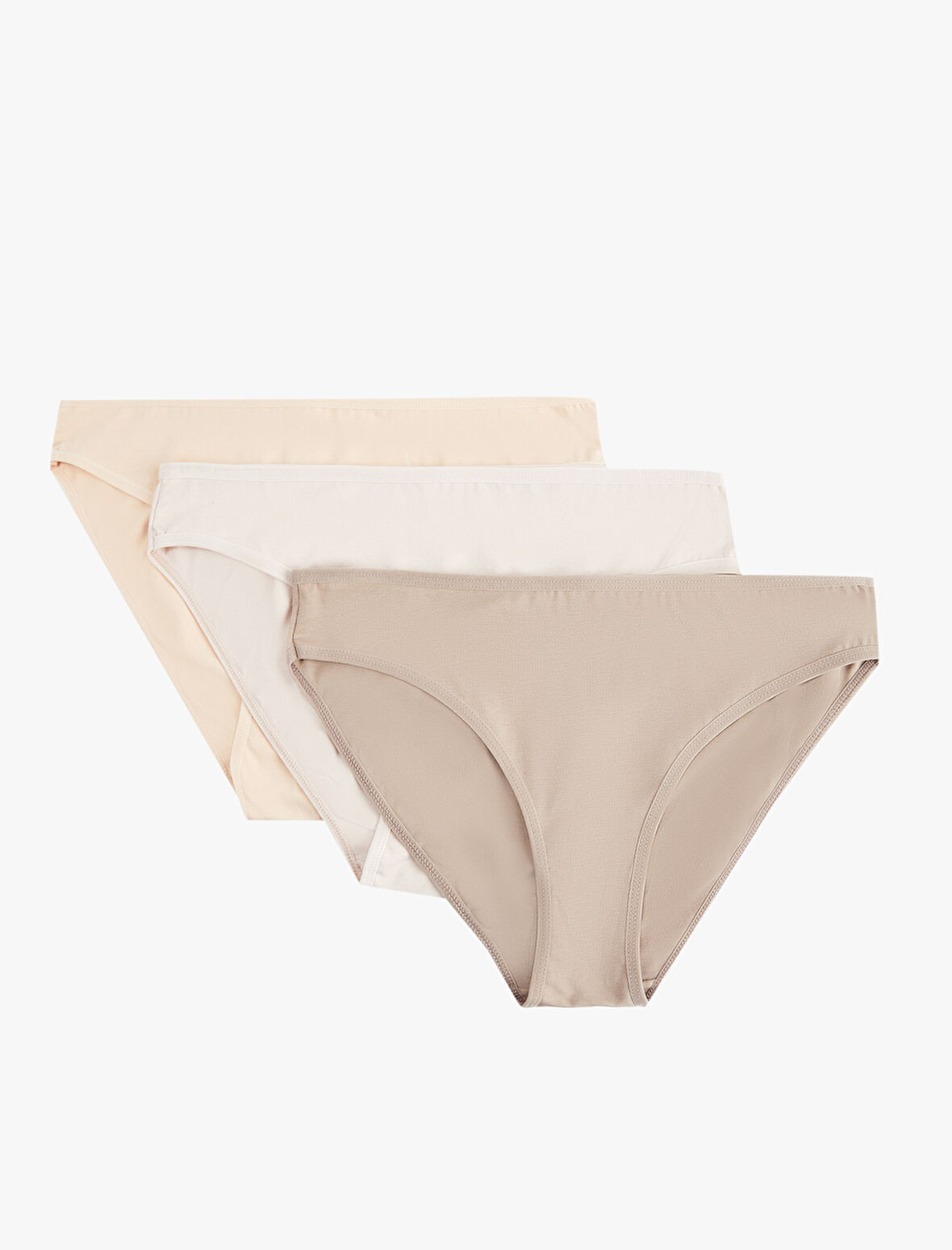 Rahat Kalıp Pamuklu 3'lü Brief Külot Seti