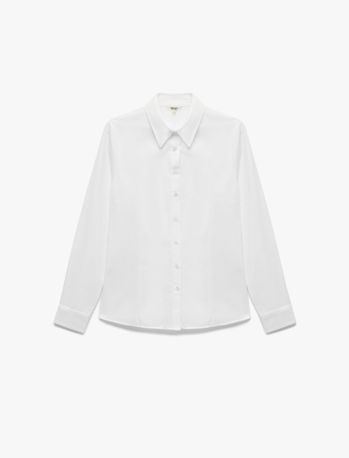 Slim Fit Uzun Kollu Klasik Yaka Poplin Gömlek