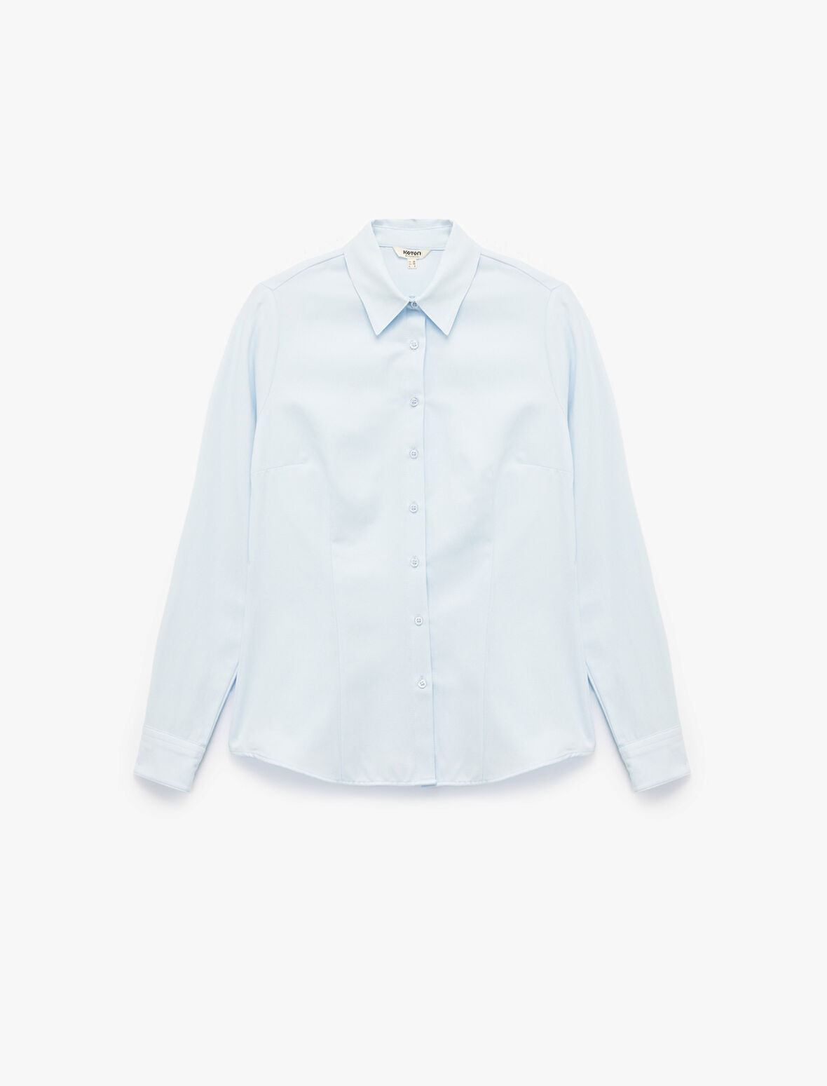 Slim Fit Uzun Kollu Klasik Yaka Poplin Gömlek