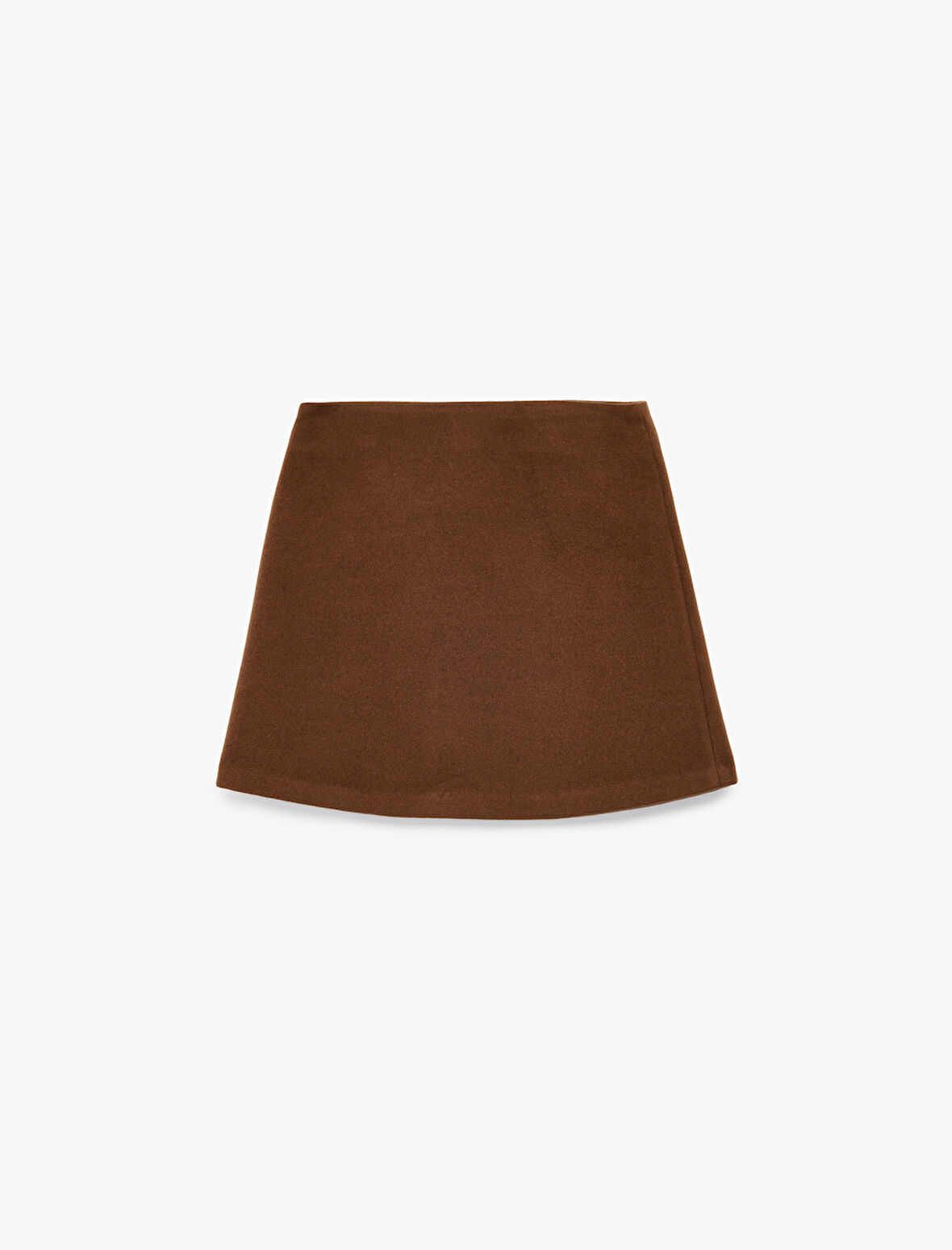 A Kesim Slim Fit Mini Kaşe Etek