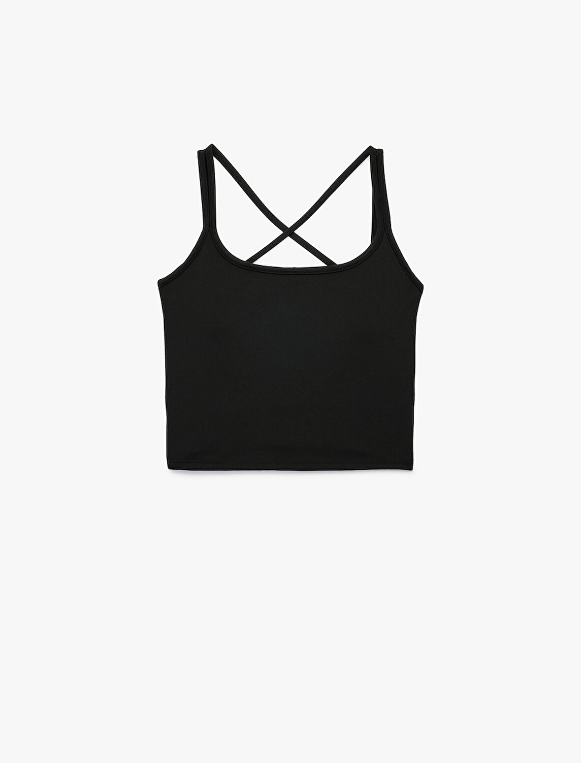 İp Askılı Sırt Detaylı Yarım Sporcu Sütyeni