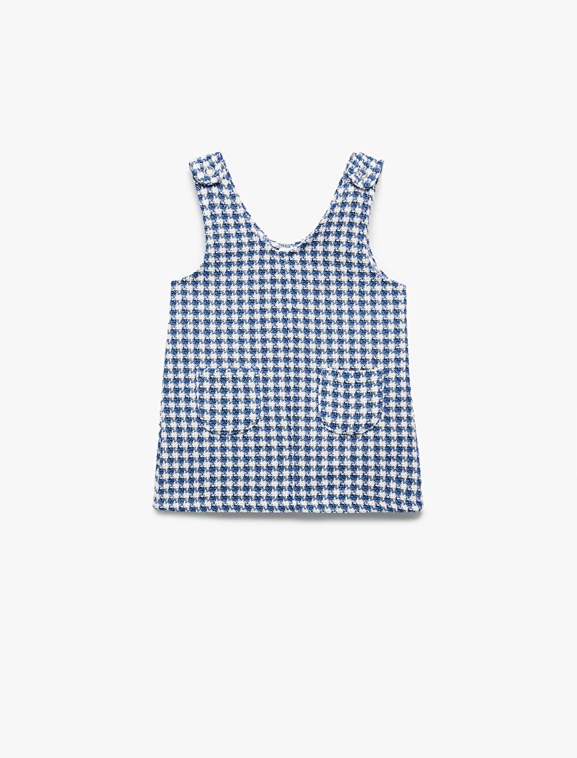 Cepli V Yaka Kolsuz Pötikareli Tüvit Jile Salopet Elbise