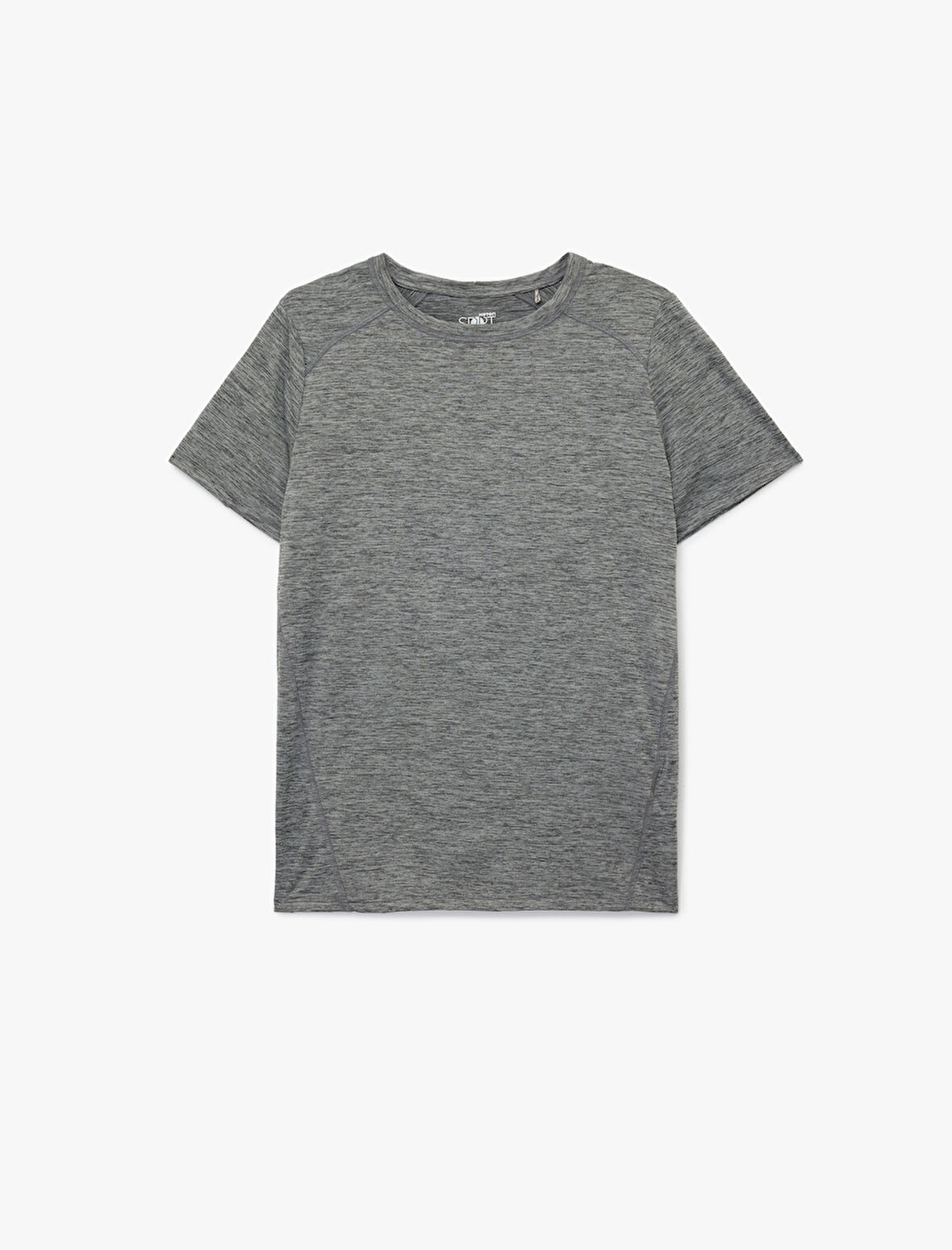 Kısa Kollu Bisiklet Yaka Reglan Kol Basic Spor Tişört