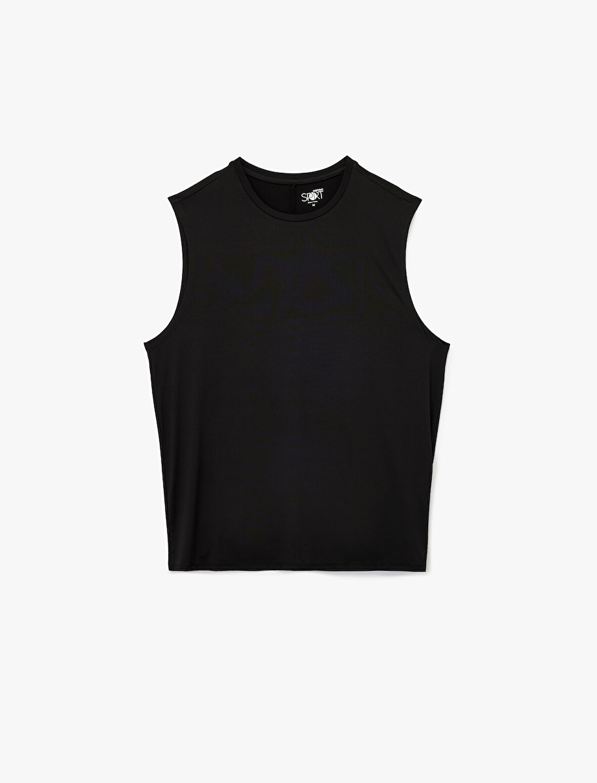 Bisiklet Yaka Rahat Kesim Basic Spor Kolsuz Tişört