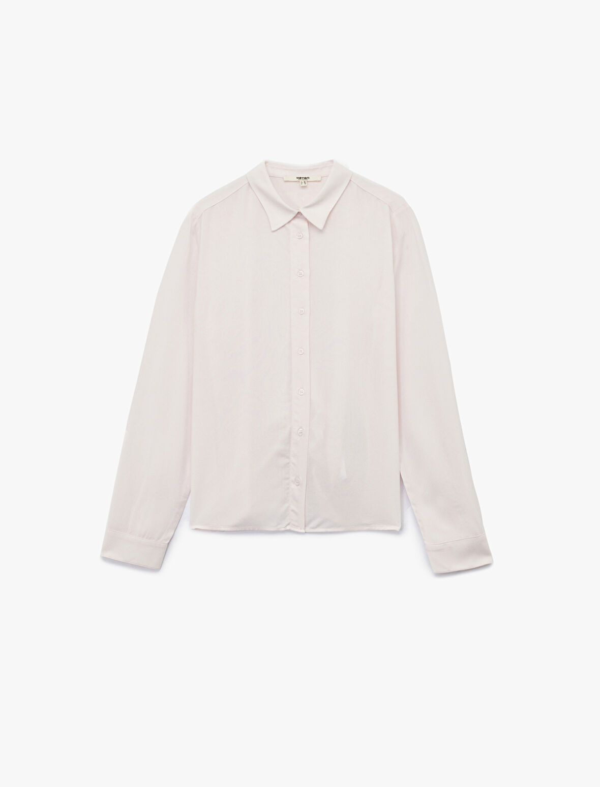 Regular Fit Uzun Kollu Klasik Yaka Viskon Gömlek