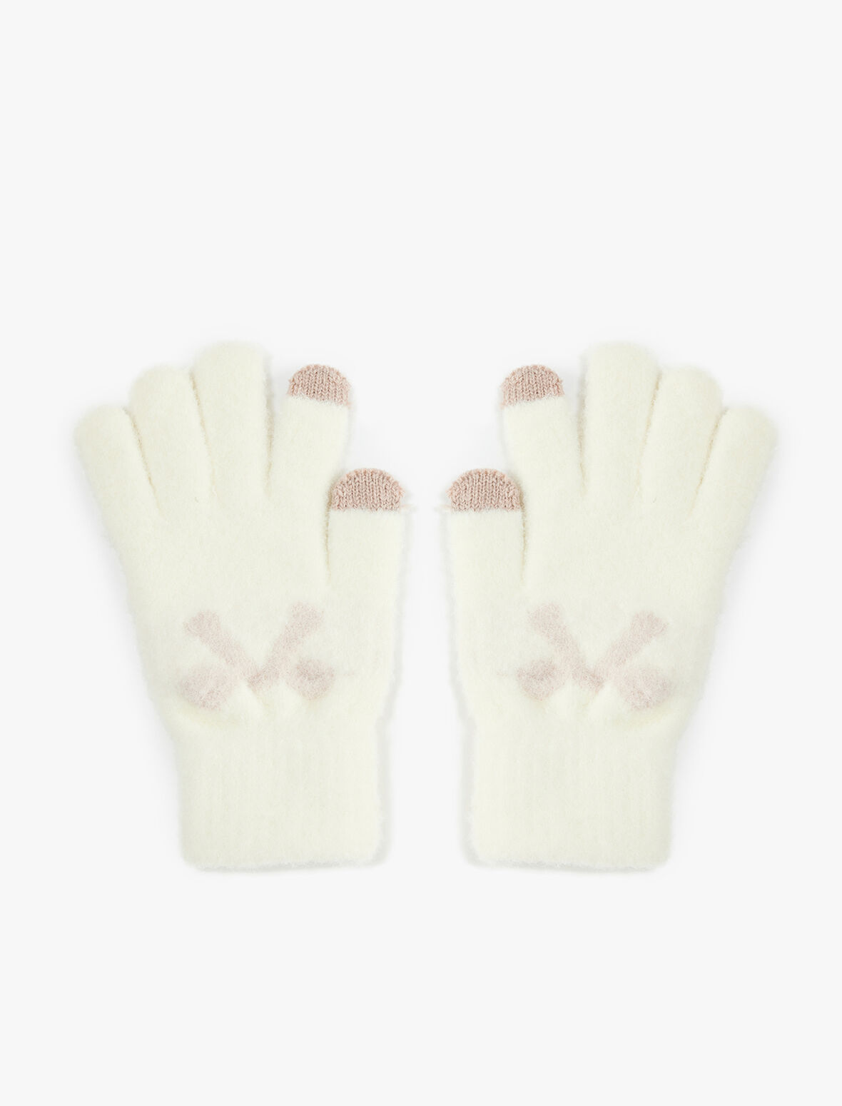 Fiyonk Detaylı Triko Eldiven