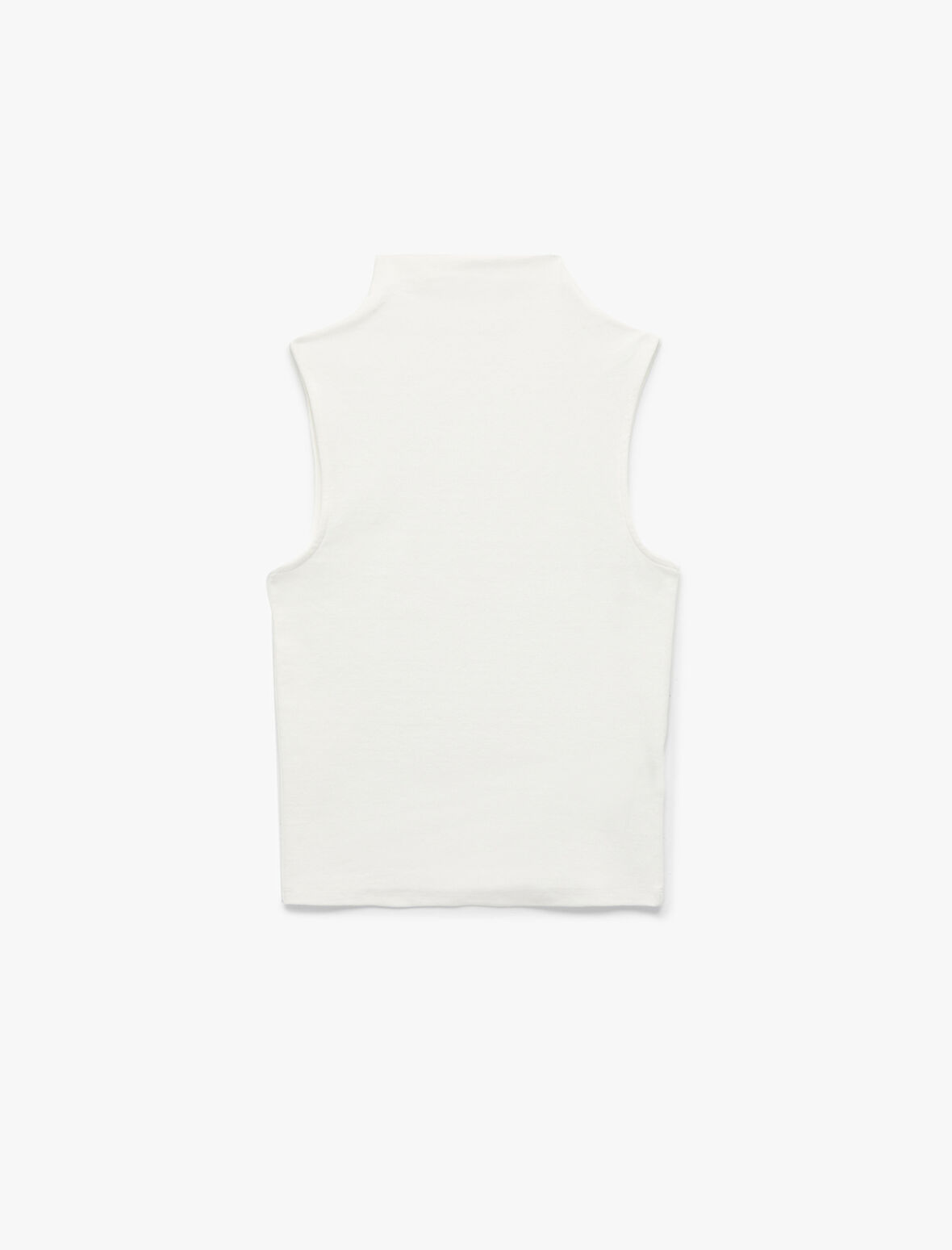 Pamuklu Slim Fit Kolsuz Dik Yaka Body