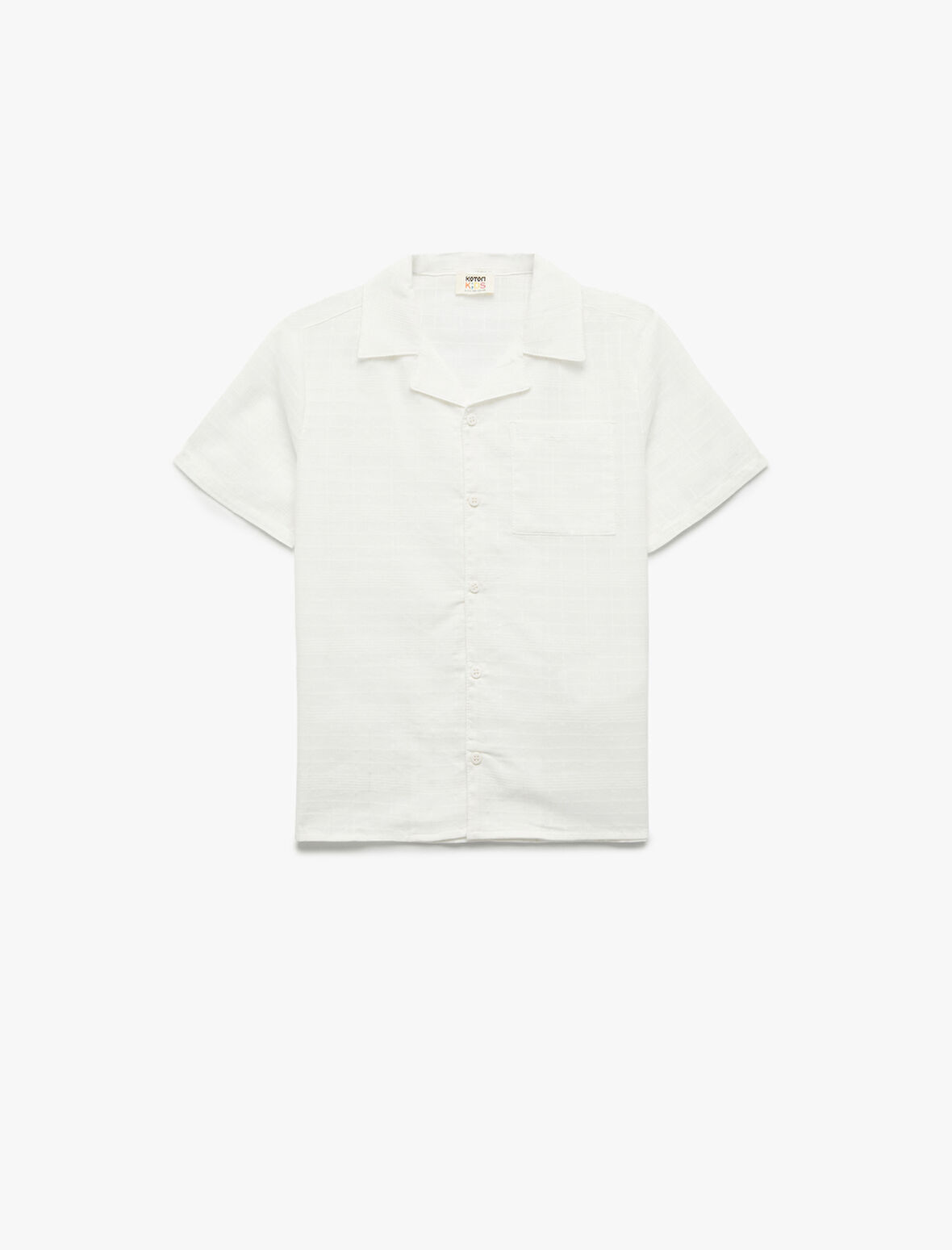 Cep Detaylı Pamuklu Kısa Kollu Gömlek