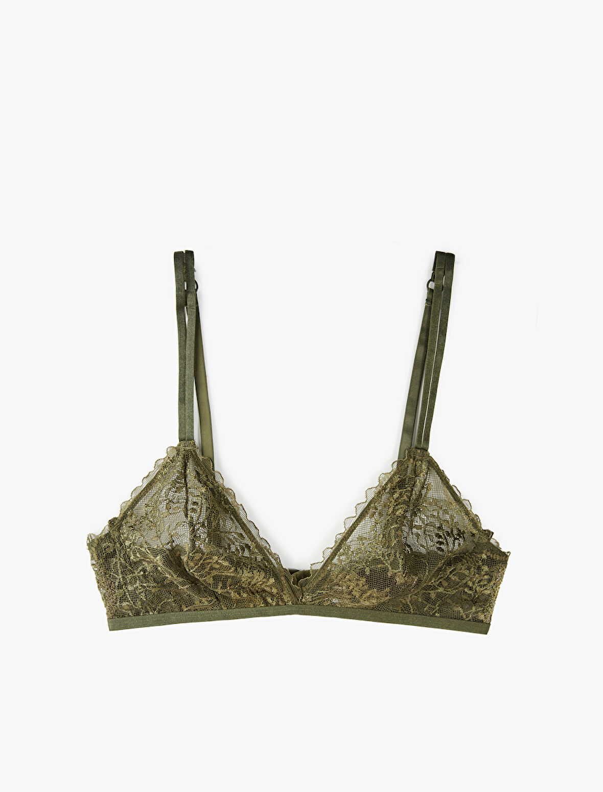 Rahat Kalıp Balensiz Dolgusuz Dantelli Sütyen