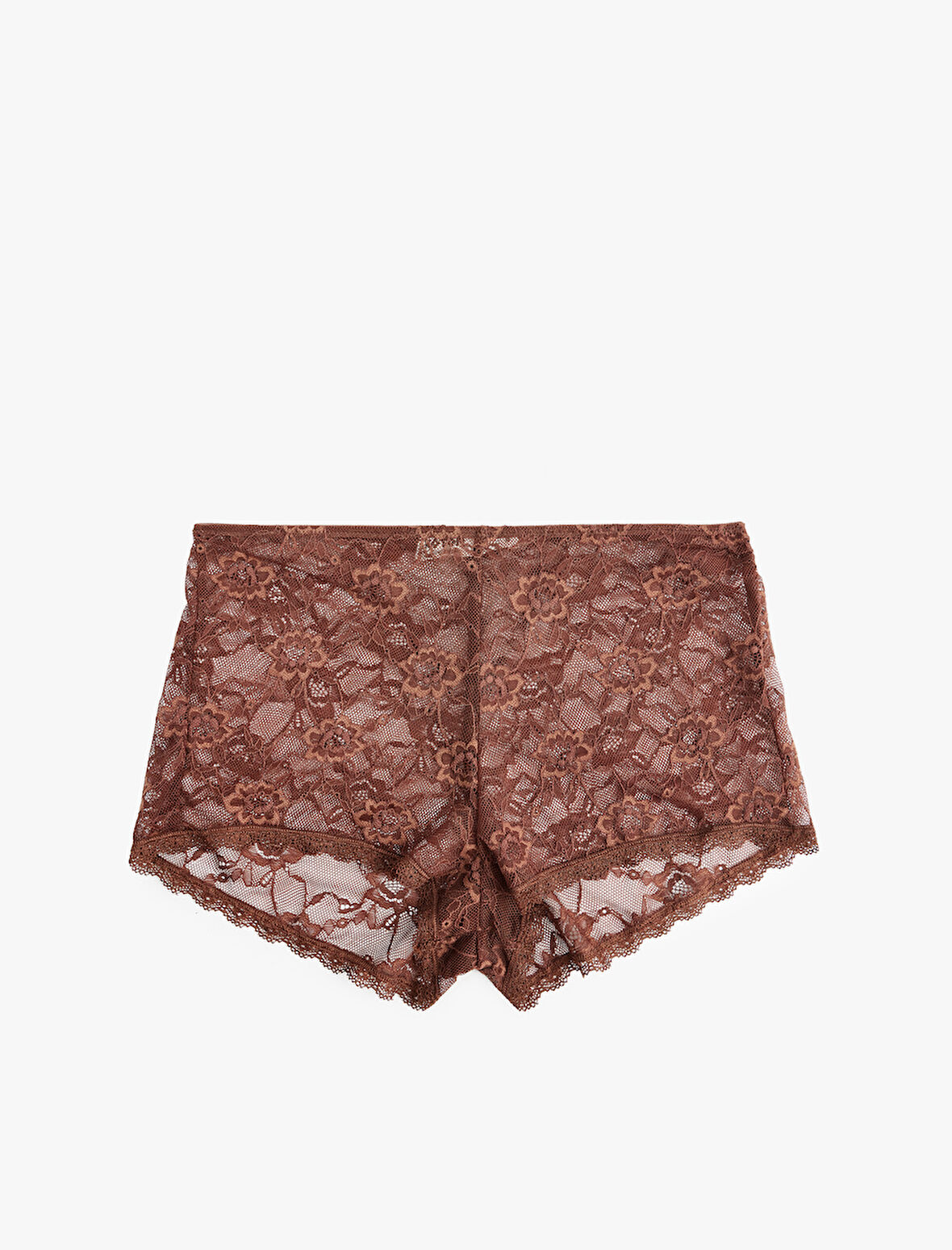 Dantel Detaylı Rahat Kalıp Kısa Şort