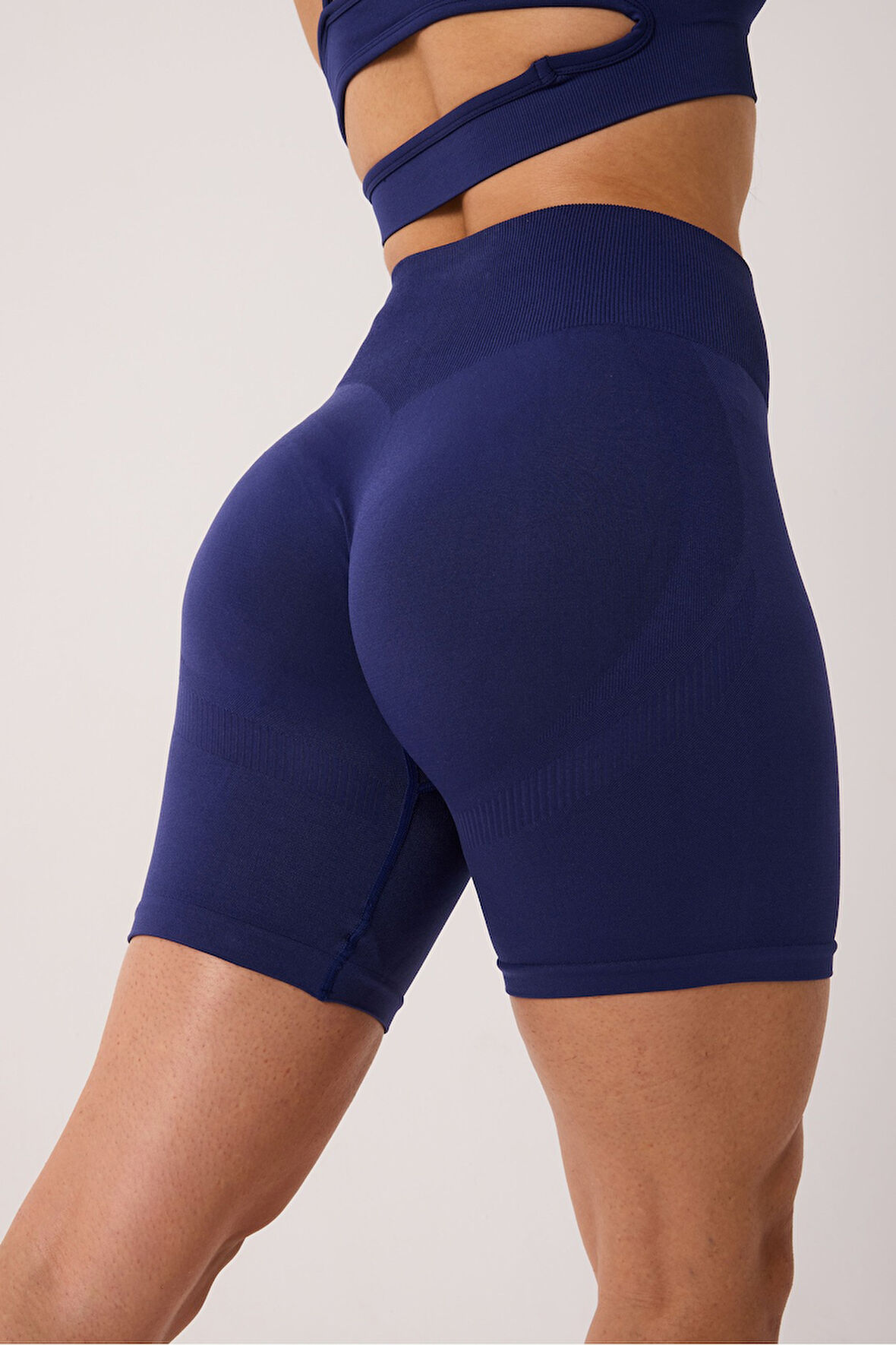 Luma Spor Şort Yüksek Bel Esnek Şekillendirici ve Toparlayıcı Seamless Tayt Kısa Şort