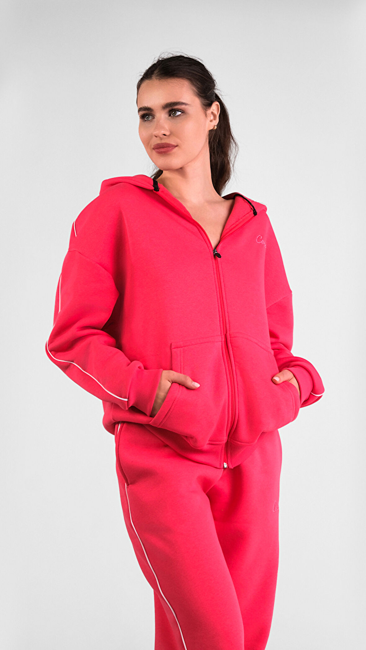 Elora Yumuşak Dokulu 3 İplik Kadın Eşofman Takımı