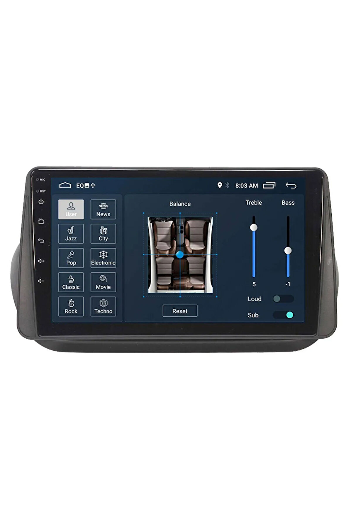 Araç Multimedya Cihazı - 2 32 / Ips 9 Inch Ekran - Navigasyon - Carplay - Fiat Fiorino - Vsr