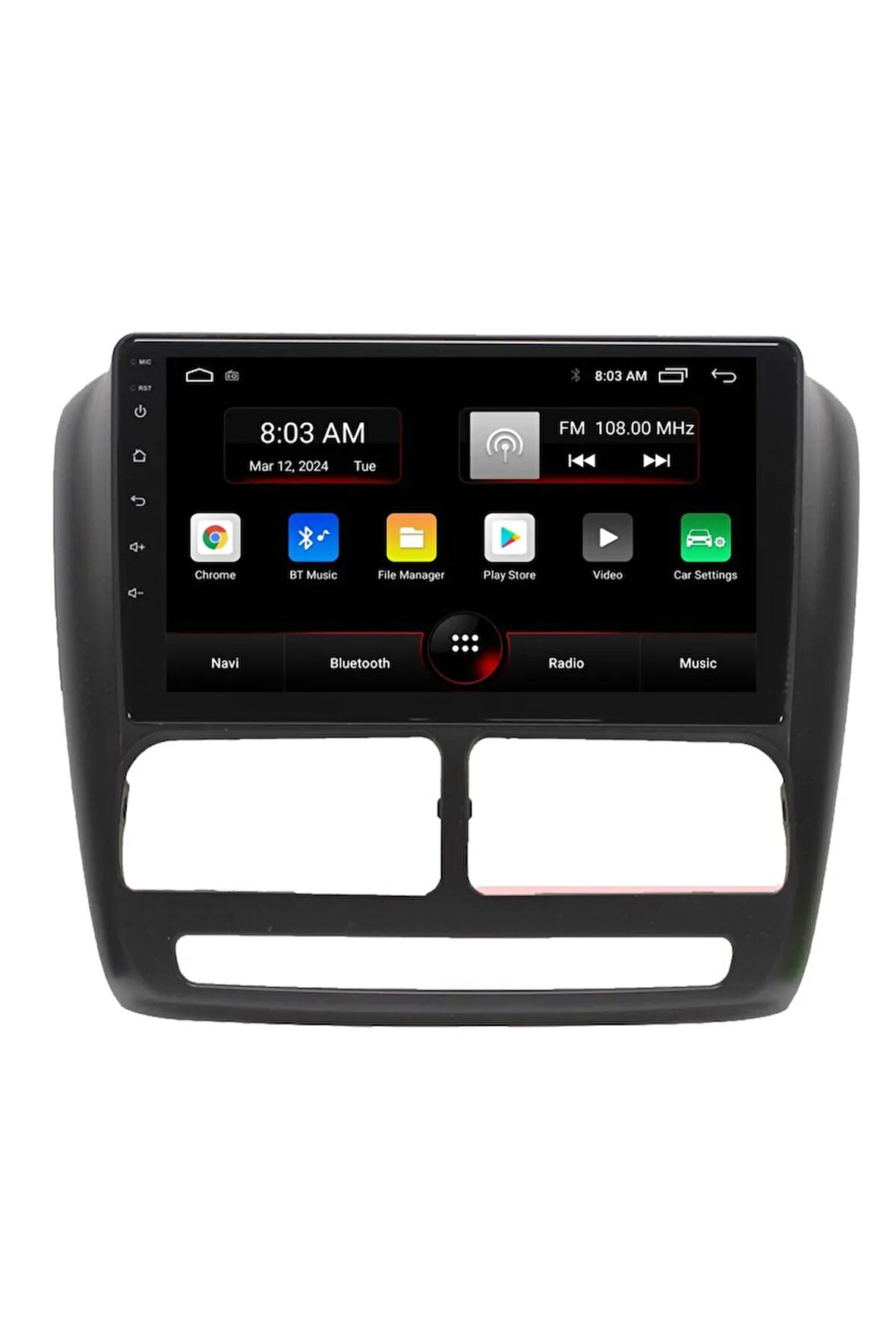 Araç Multimedya Cihazı - 2 32 / Ips 9 Inch Ekran - Navigasyon - Carplay - Fiat Doblo 11-14 Uyumlu